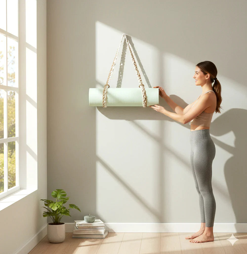 Awakening Your Home Practice: How to Turn Your Yoga Mat into Calm Wall Art