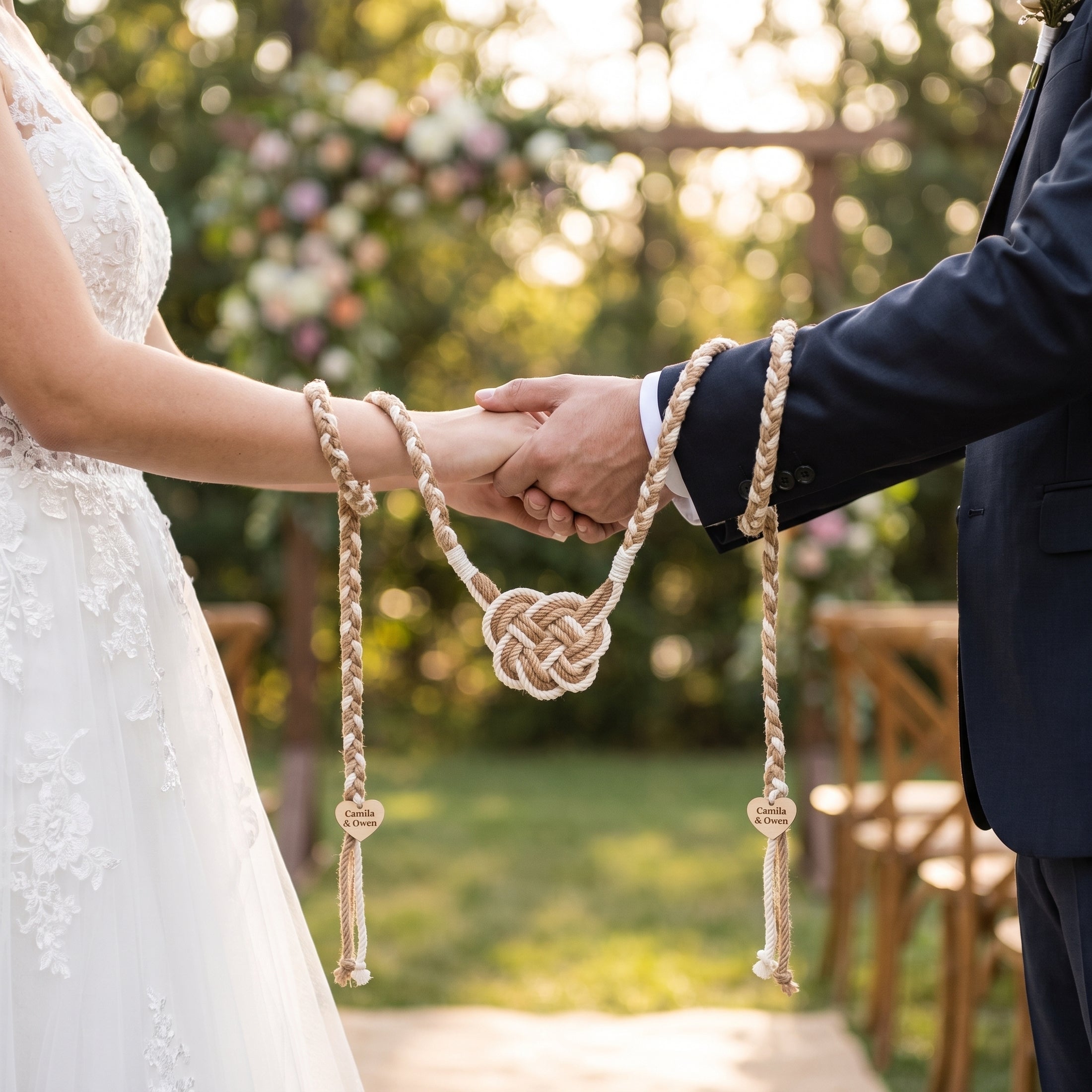 Braided Handfasting Ceremony Cord for Wedding Ceremony T19