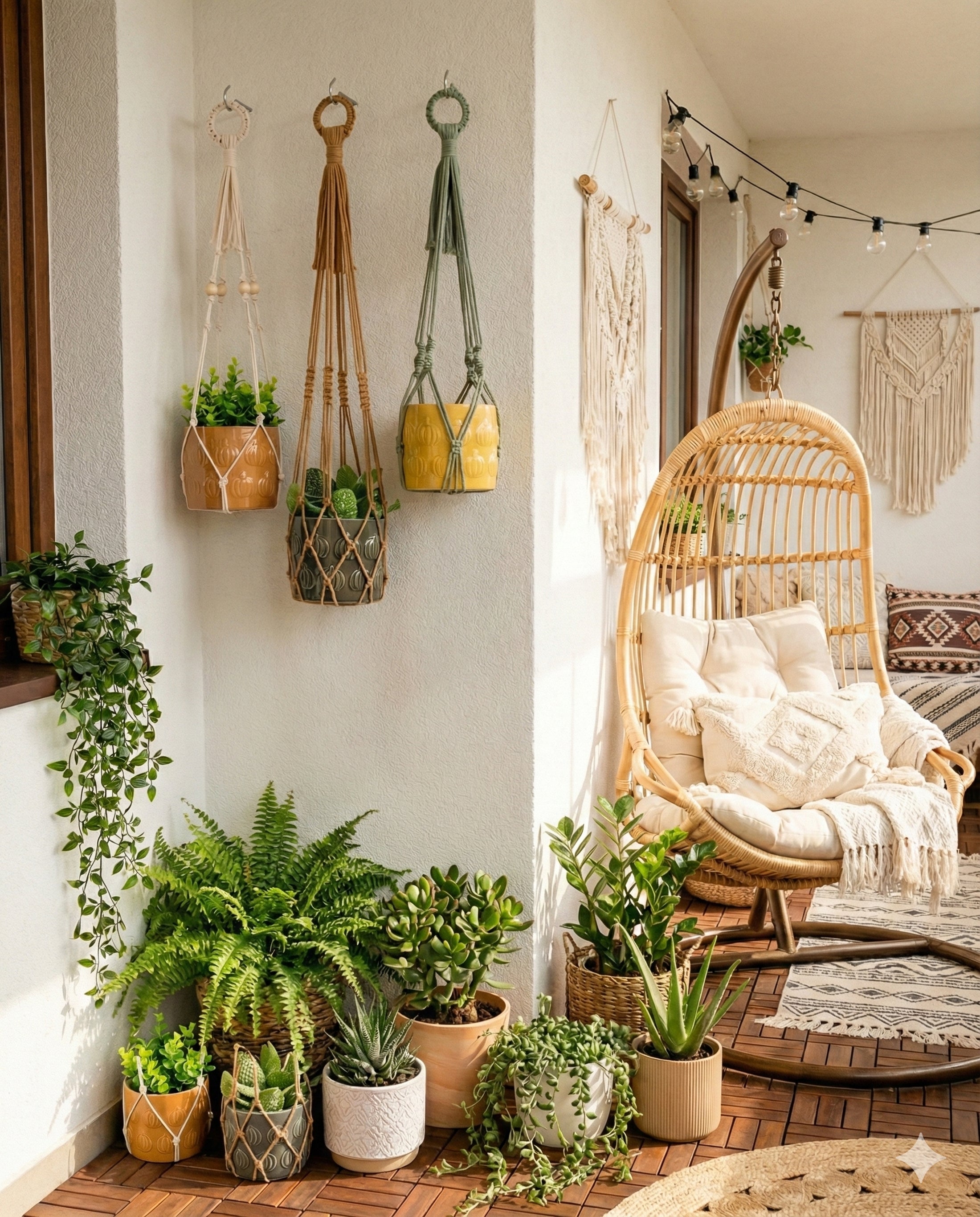 Macrame Plant Hanger macrame cord for indoor plant hanger and boho plant decor I57