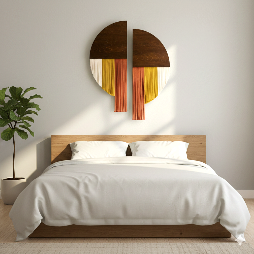 Soulmate Macrame Wall Hanging macrame wall hanging for fiber wall art V65