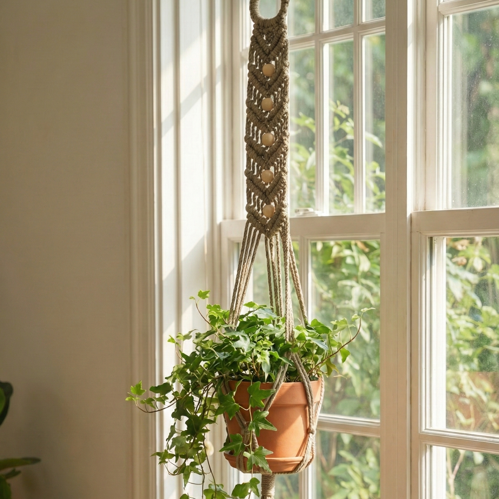 Macrame Plant Hanger Pattern for boho decor P34