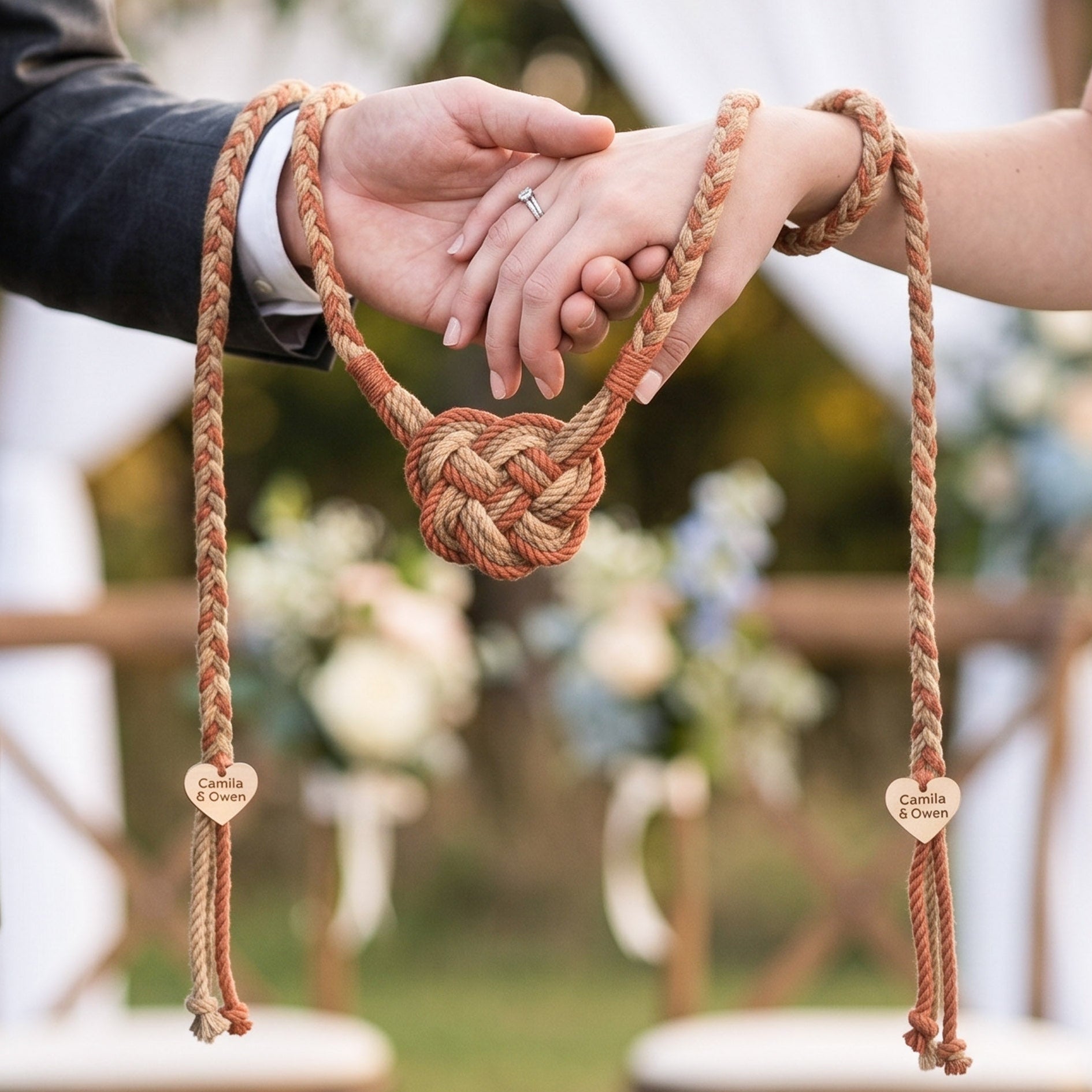 Braided Handfasting Ceremony Cord for Unity Ceremony T19