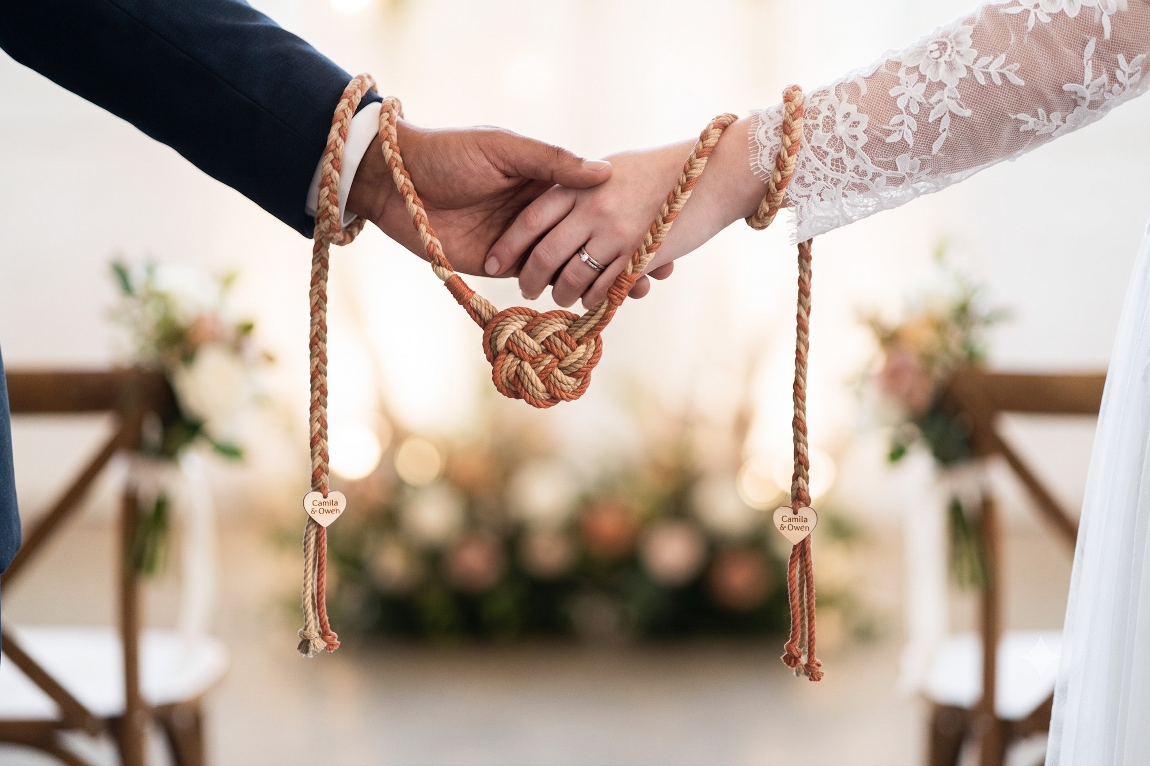 Braided Handfasting Ceremony Cord for Unity Ceremony T19