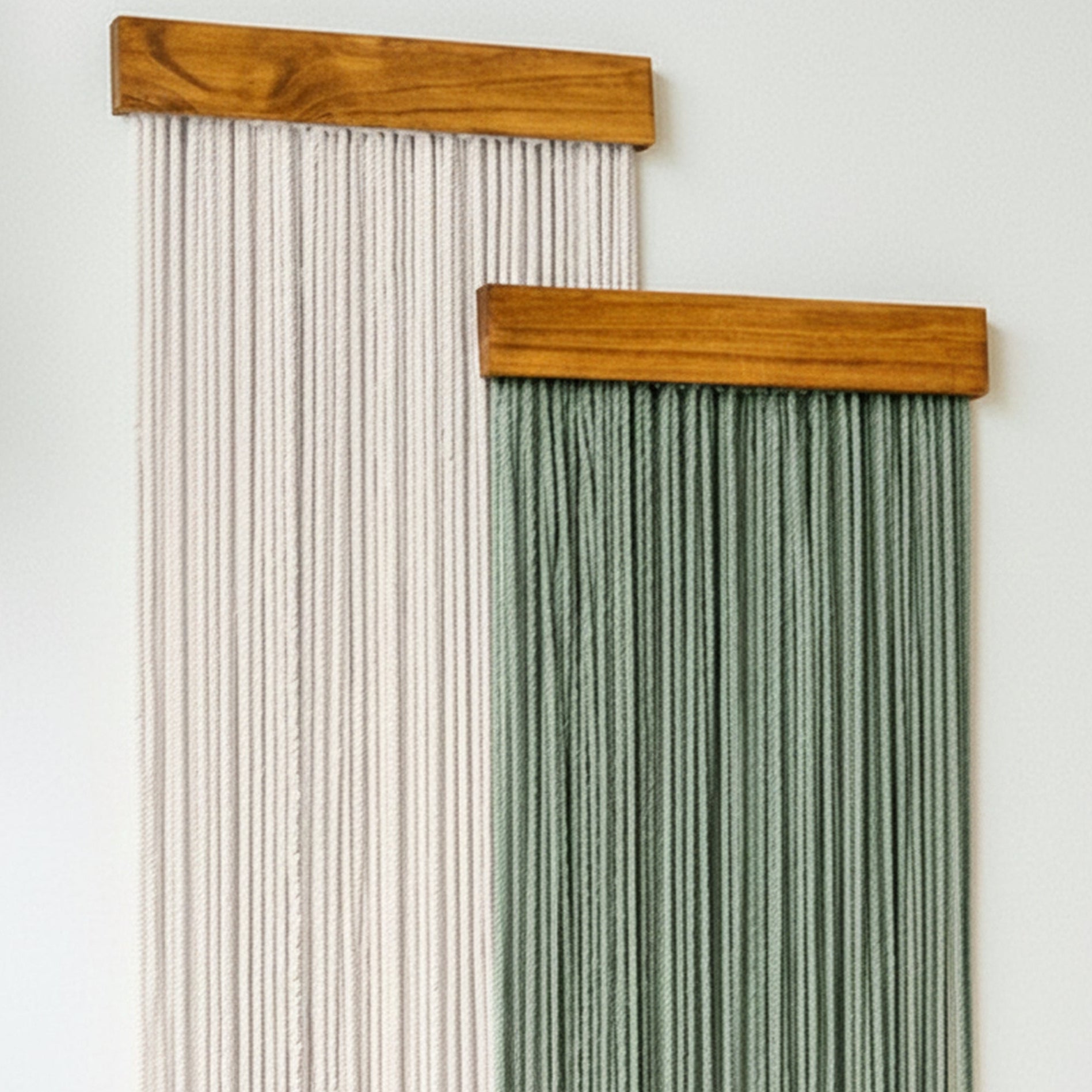 The Stillness macrame wall hanging for minimalist fiber wall art W18