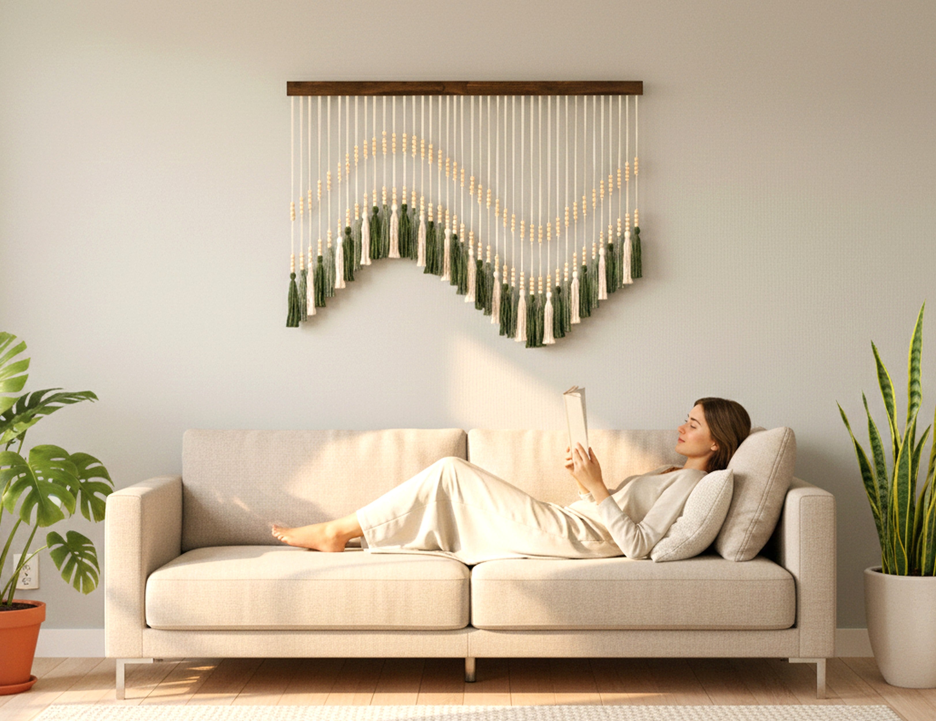 The Melody macrame wall hanging for Boho Wall Decor V55