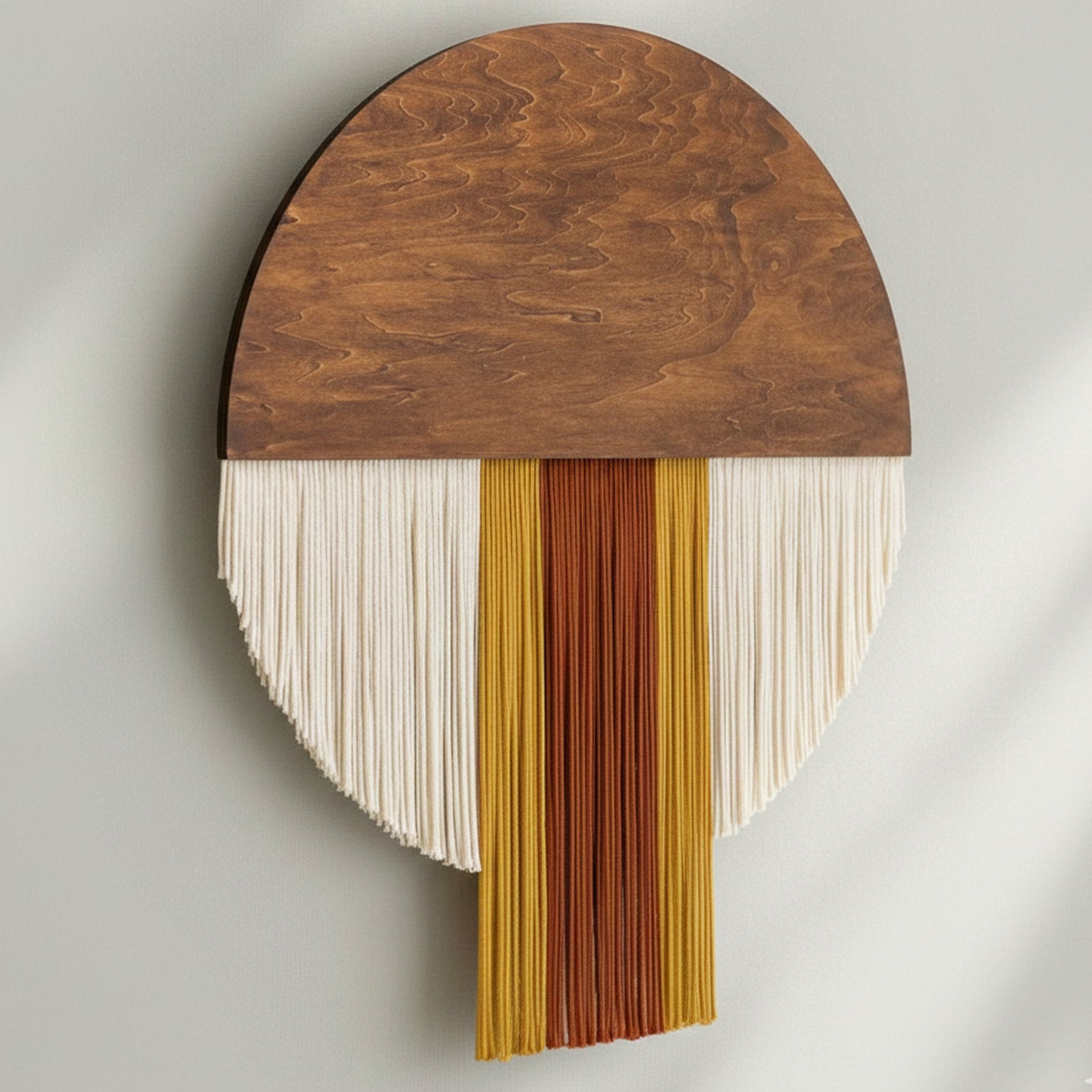 The Bloom macrame wall hanging for boho fiber wall decor V60