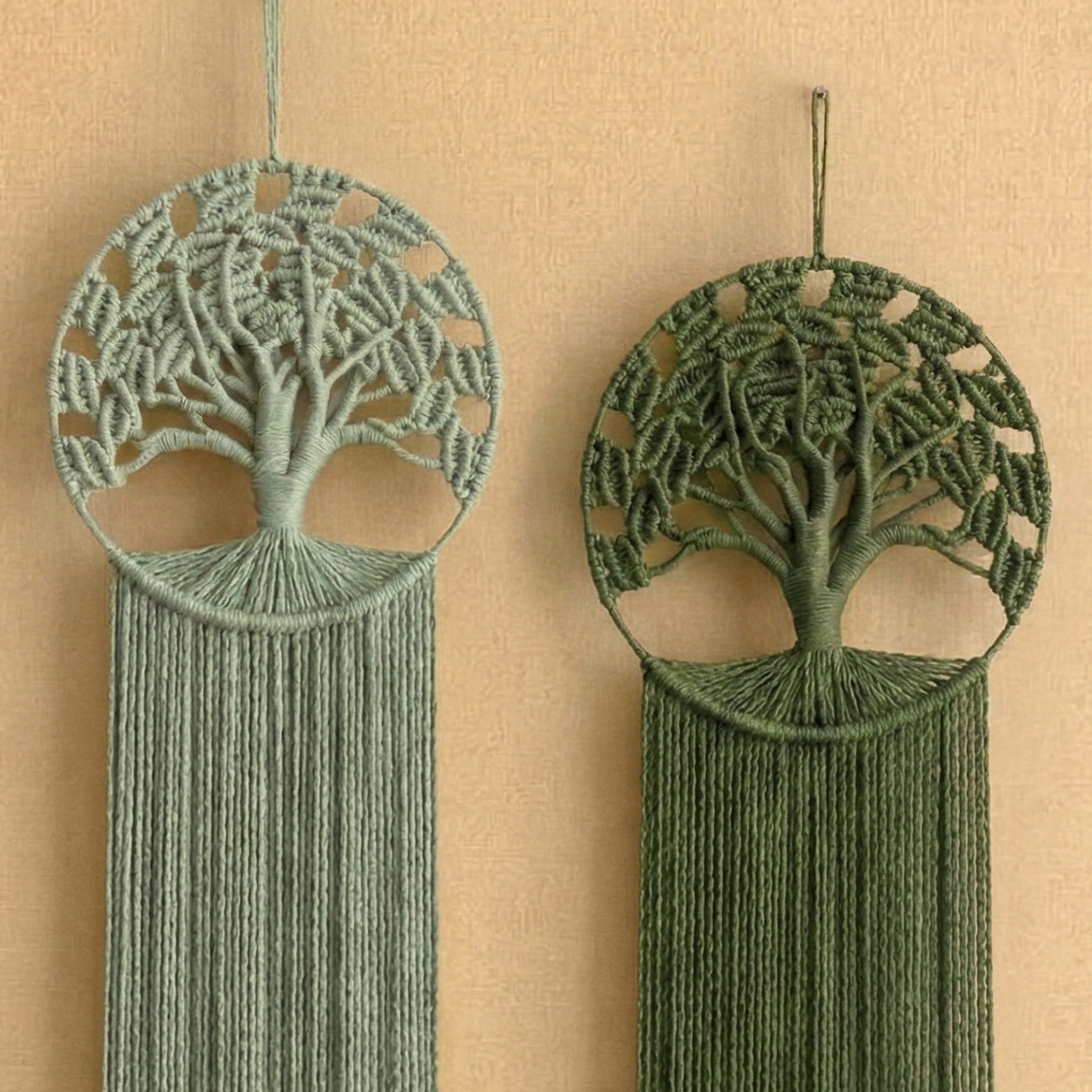 Macrame Tree Of Life Wall Hanging for Nature Wall Decor V41