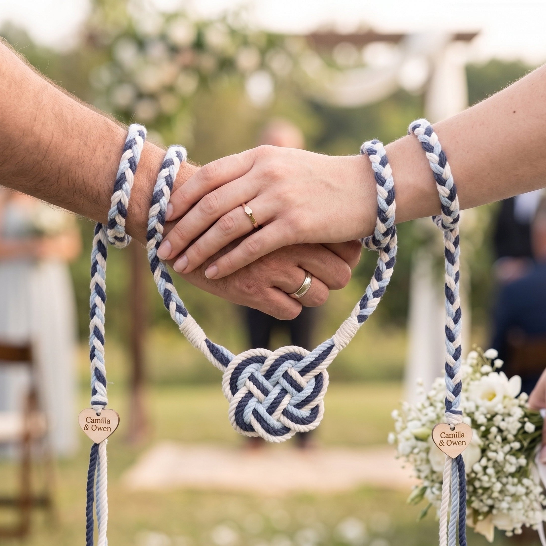 Braided Handfasting Ceremony Cord for Wedding Vows T19