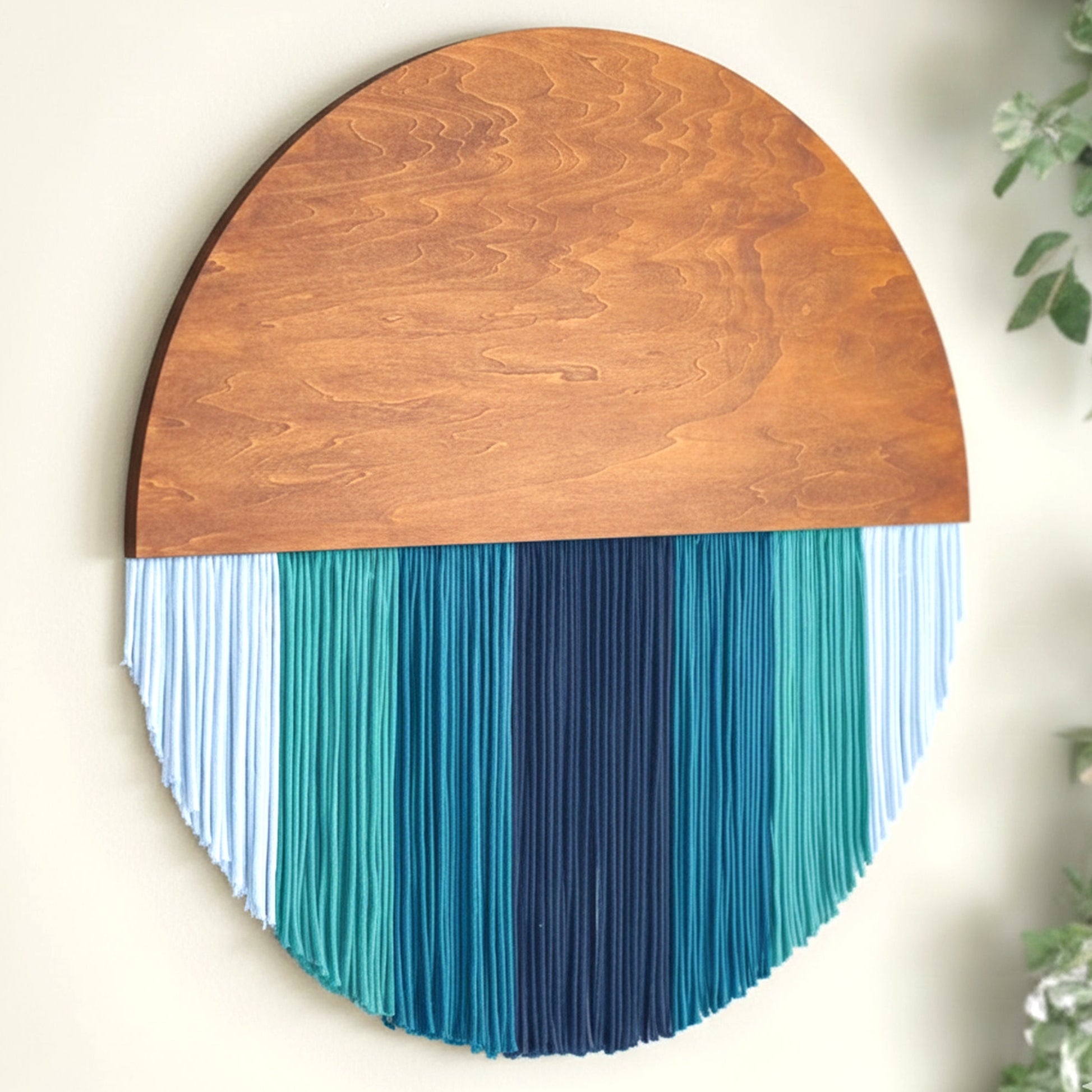 Lunar Memory Wall Hanging macrame wall hanging for round wall art V07