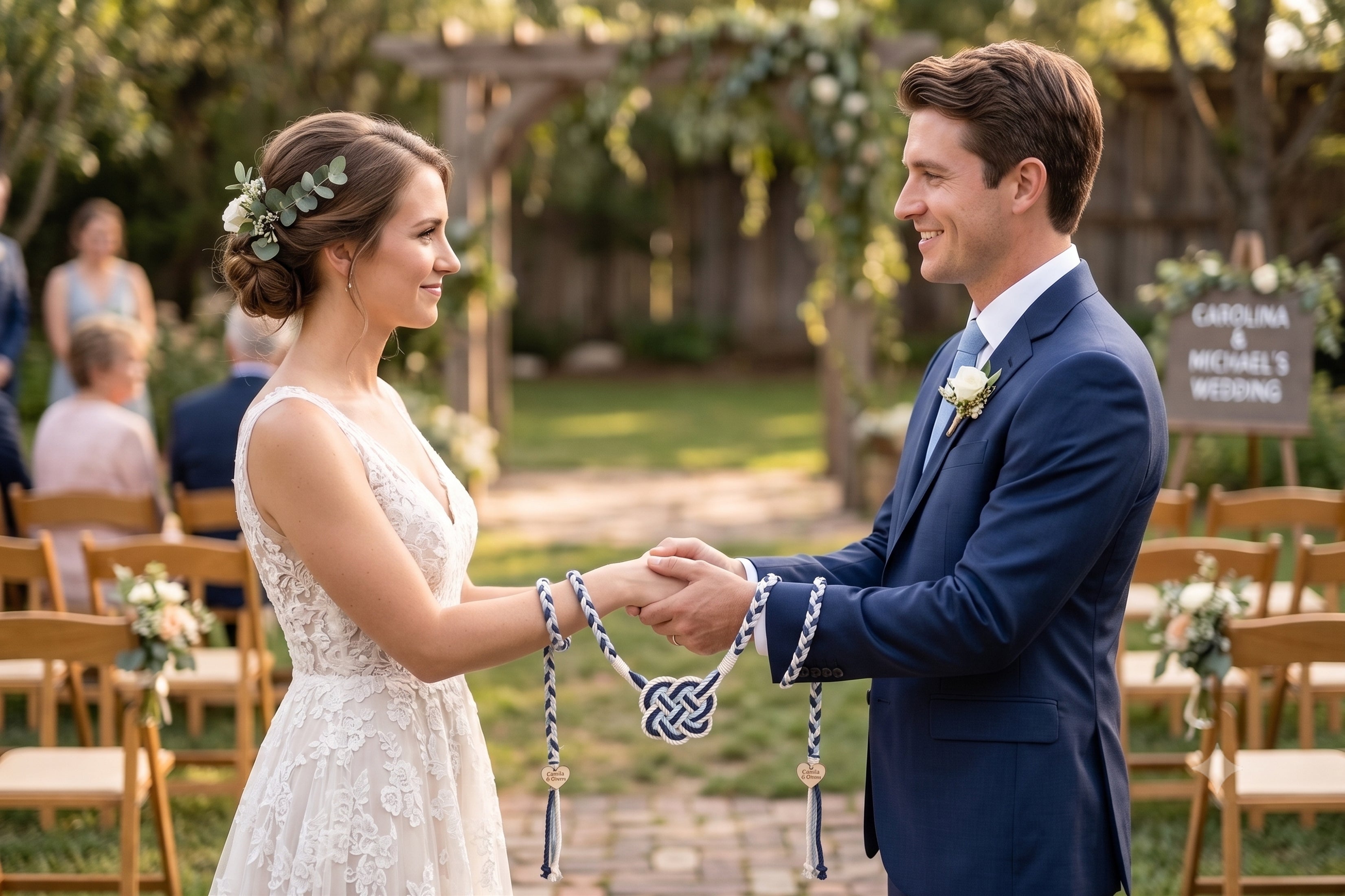 Braided Handfasting Ceremony Cord for Wedding Vows T19