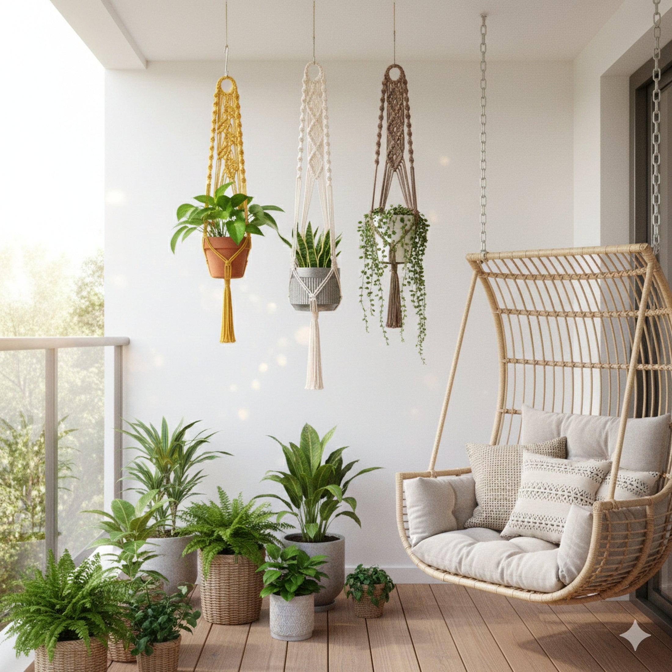 Macrame Plant Hanger macrame for plant hangers and display decor I71