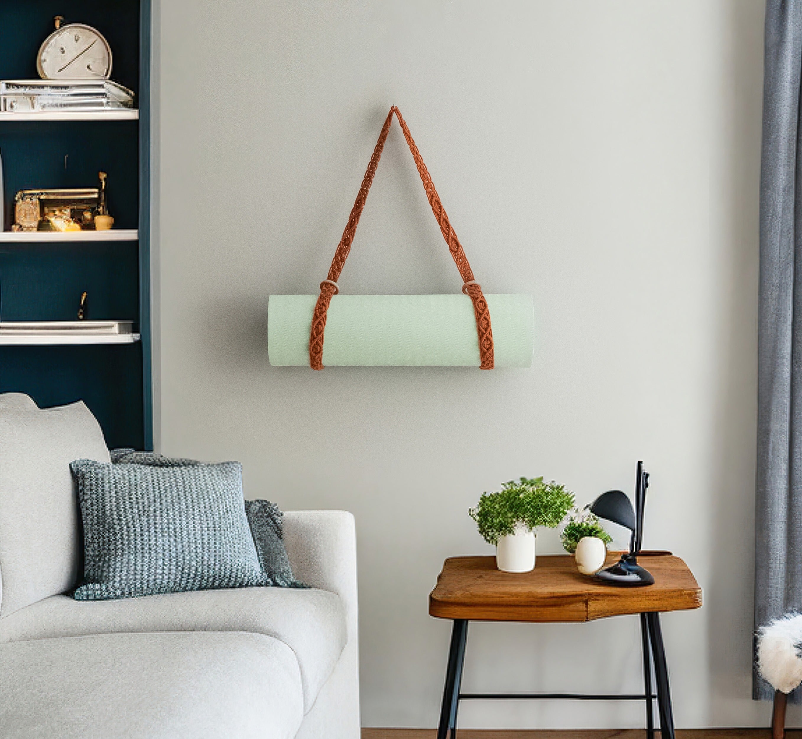 Macrame Yoga Mat Strap for Yoga Mat Holder and Boho Decor I83