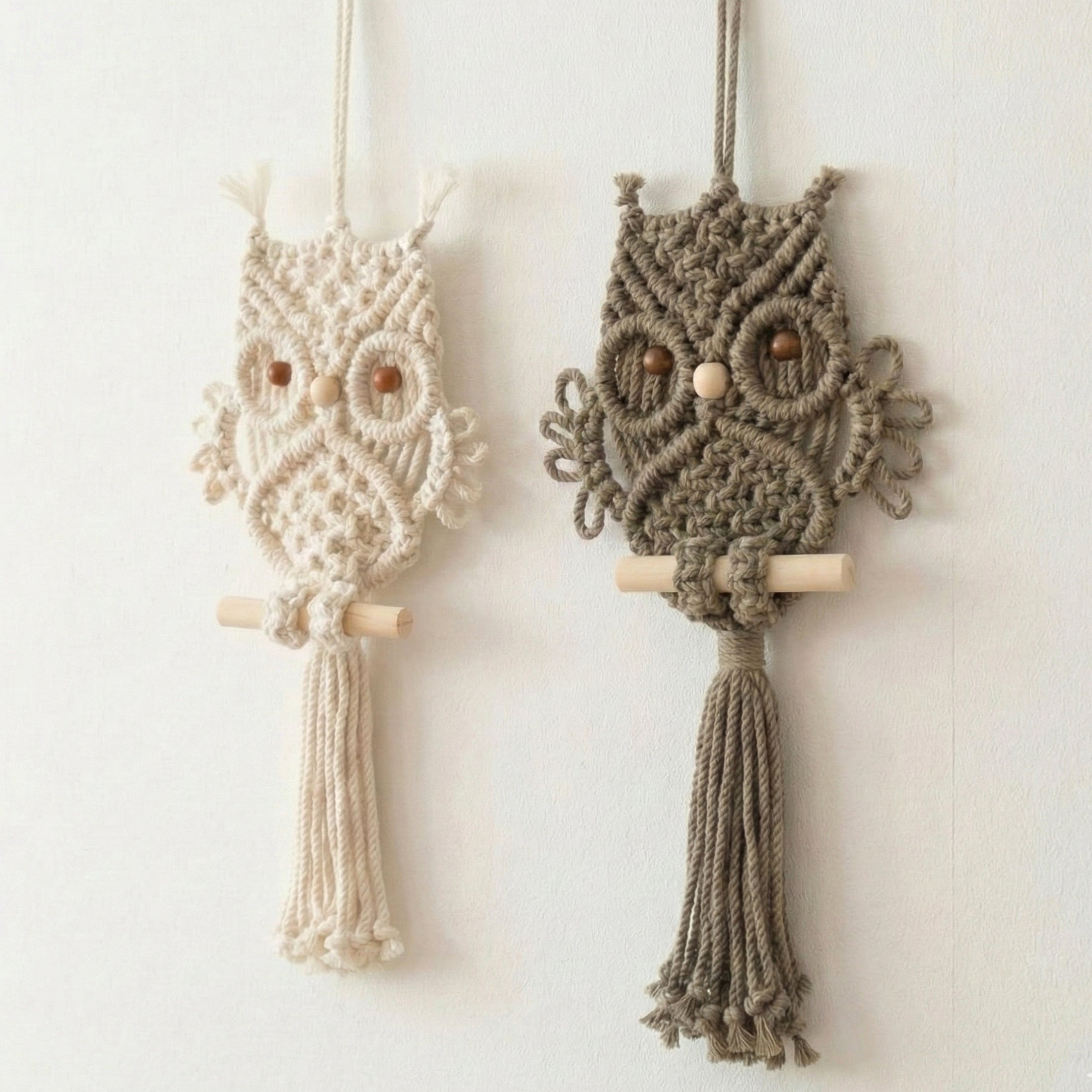Macrame Owl Pattern for Macrame Decor and DIY Wall Art P51