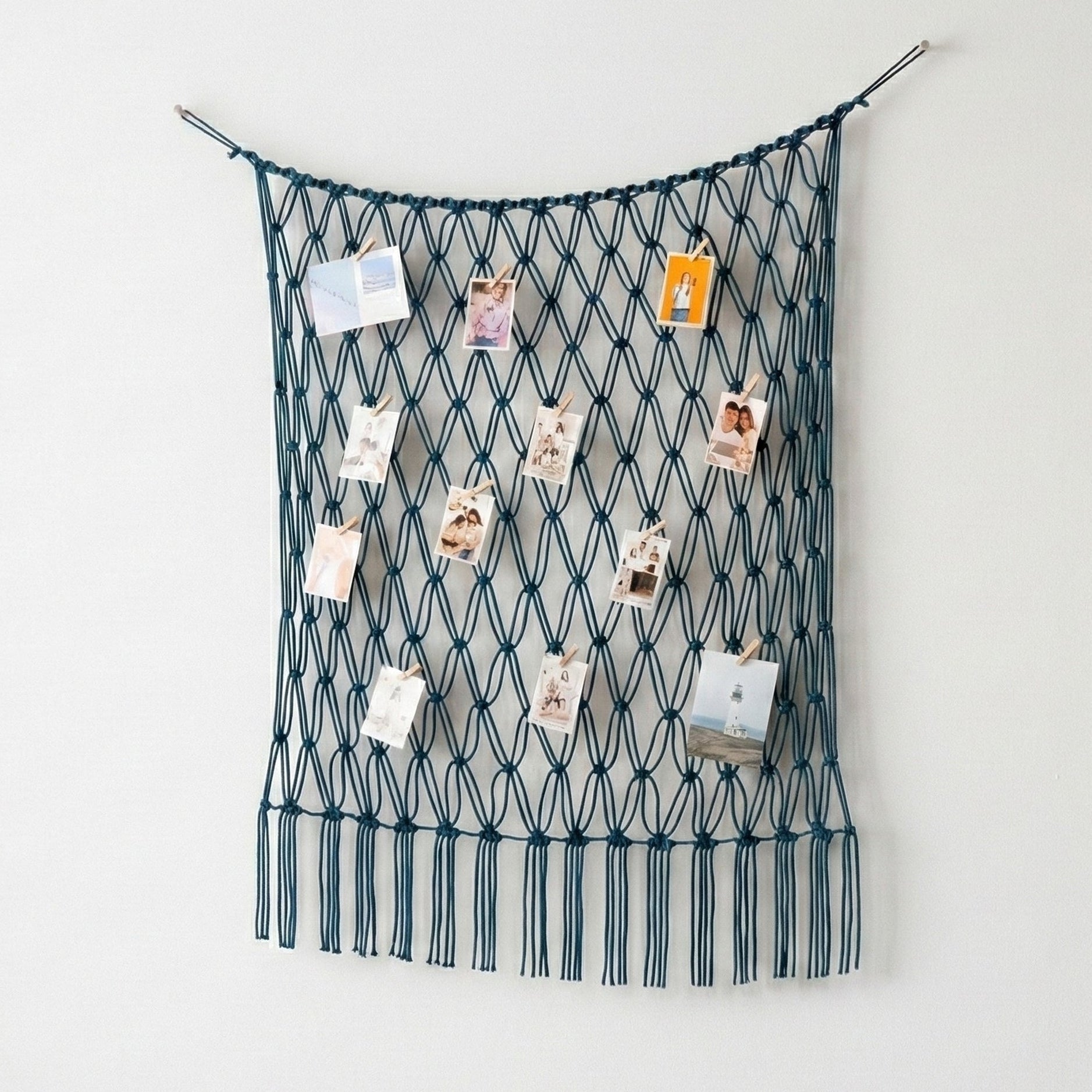 Macrame Photo Hanger macrame cord for Photo Wall Decor and Display I19