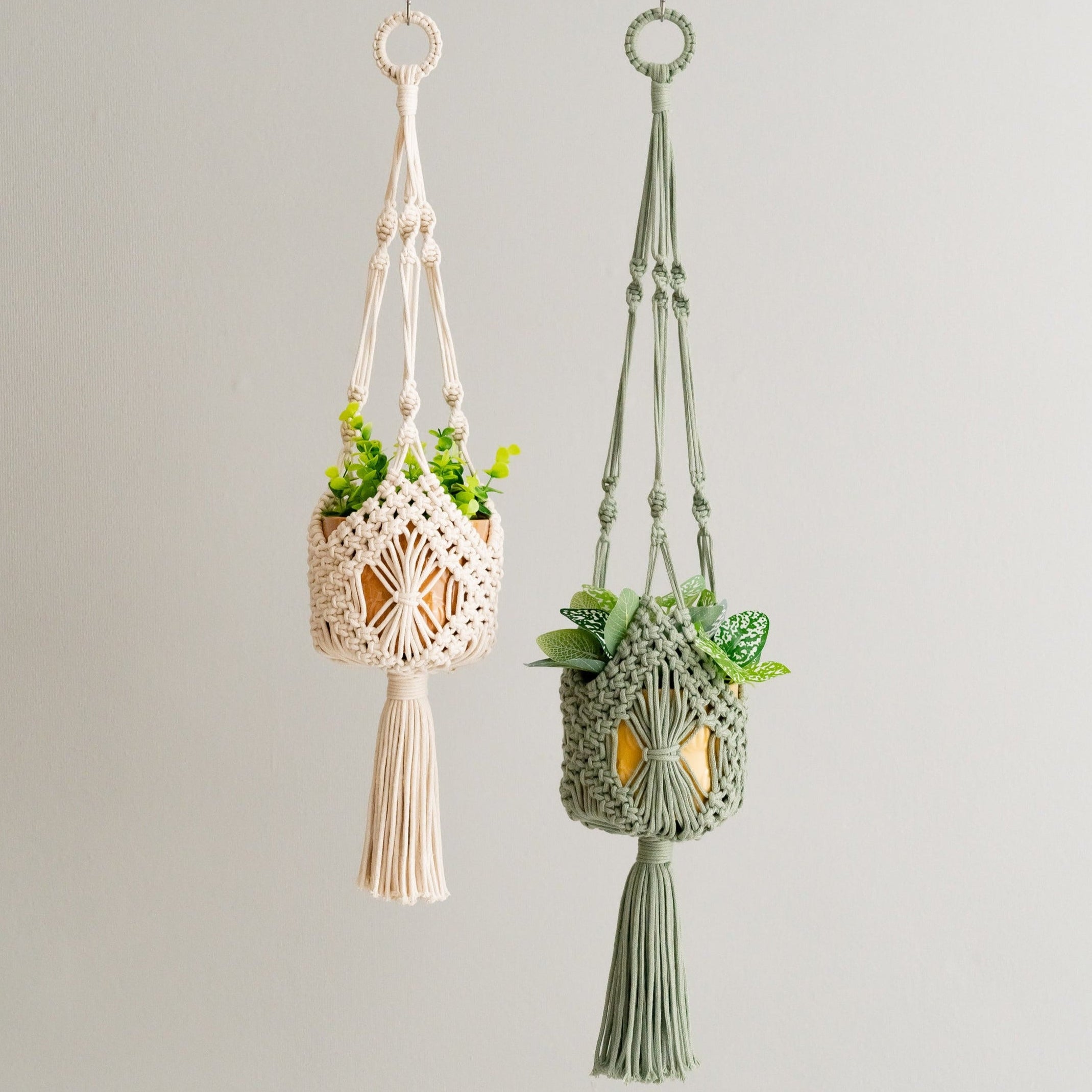 Macrame Plant Hanger macrame for house plant hanger and decor I54