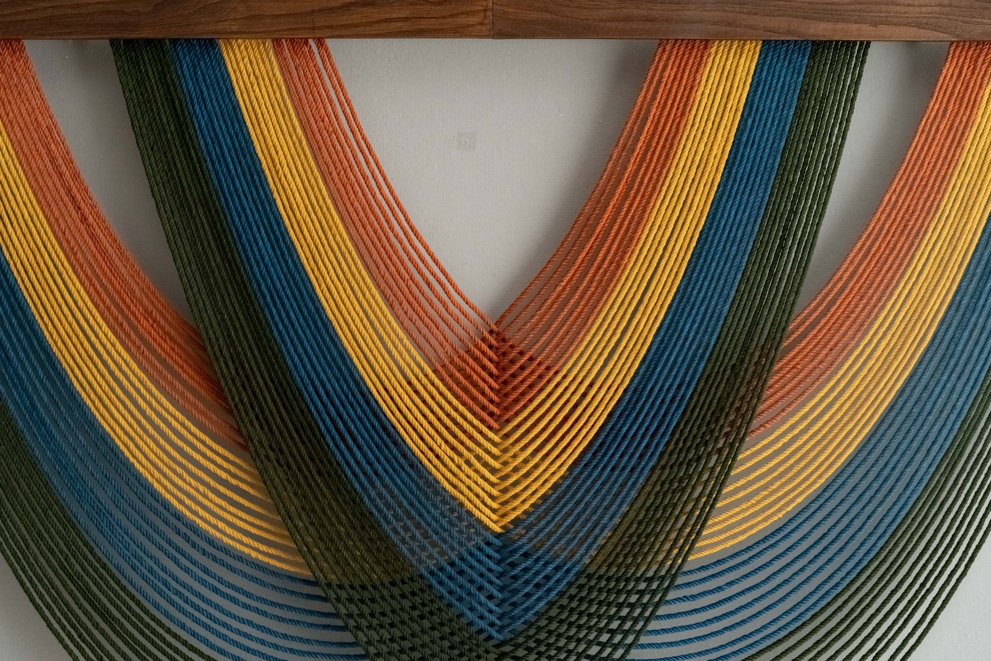 The Matrix Macrame Wall Hanging macrame for Modern Wall Decor V16