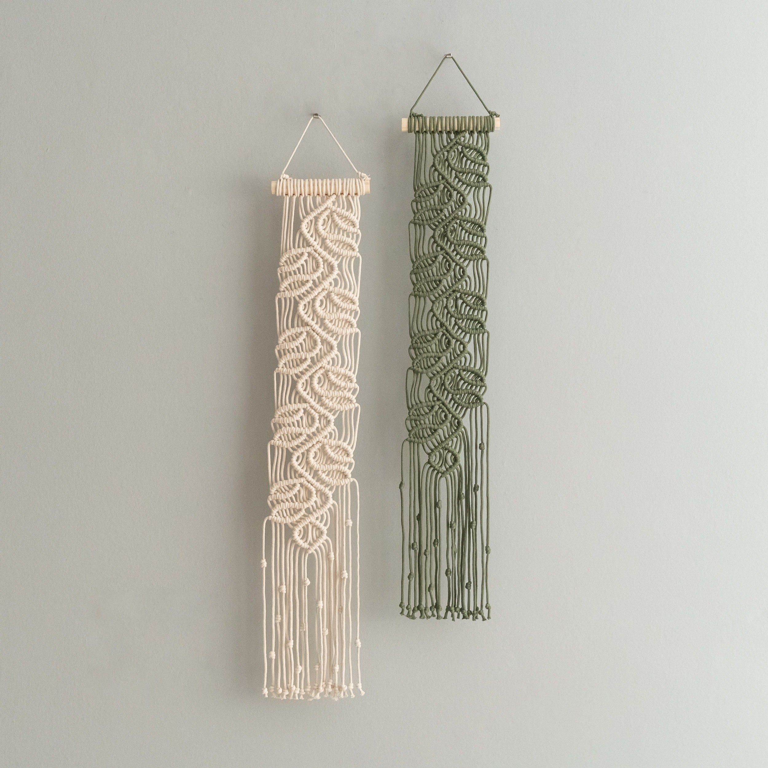 Macrame Leaf Vine Wall Hanging Kit – DIY Home Decor for Beginners K29