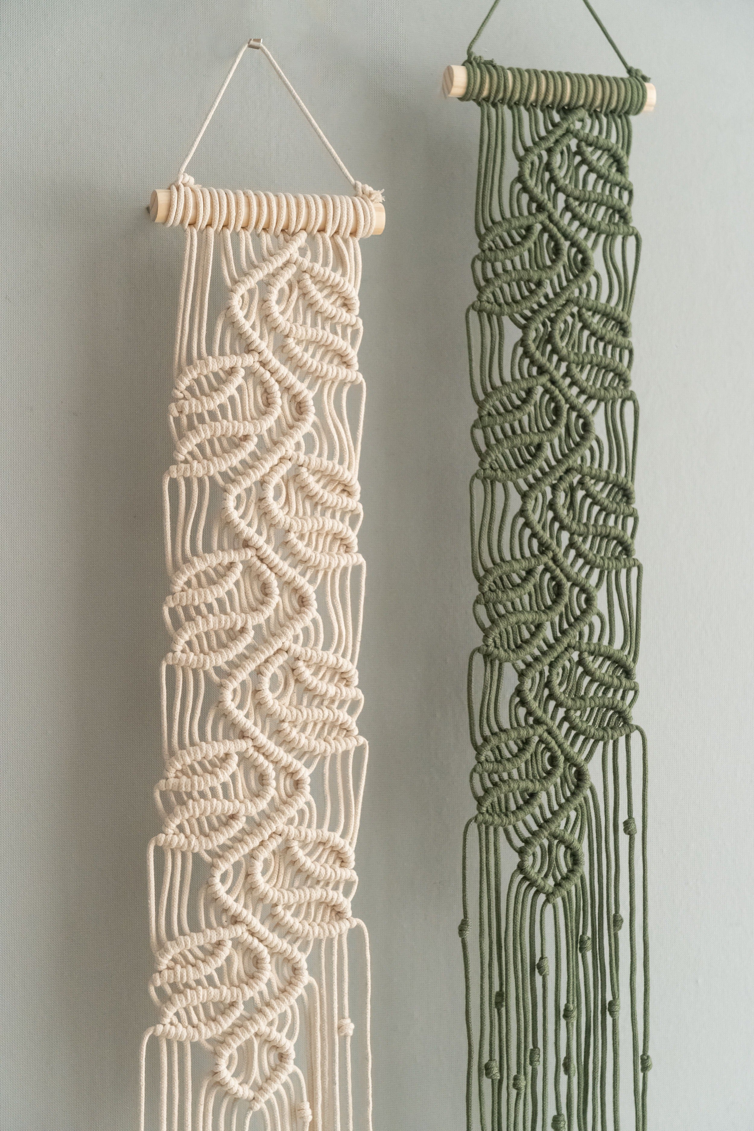 Macrame Leaf Vine Wall Hanging Kit – DIY Home Decor for Beginners K29