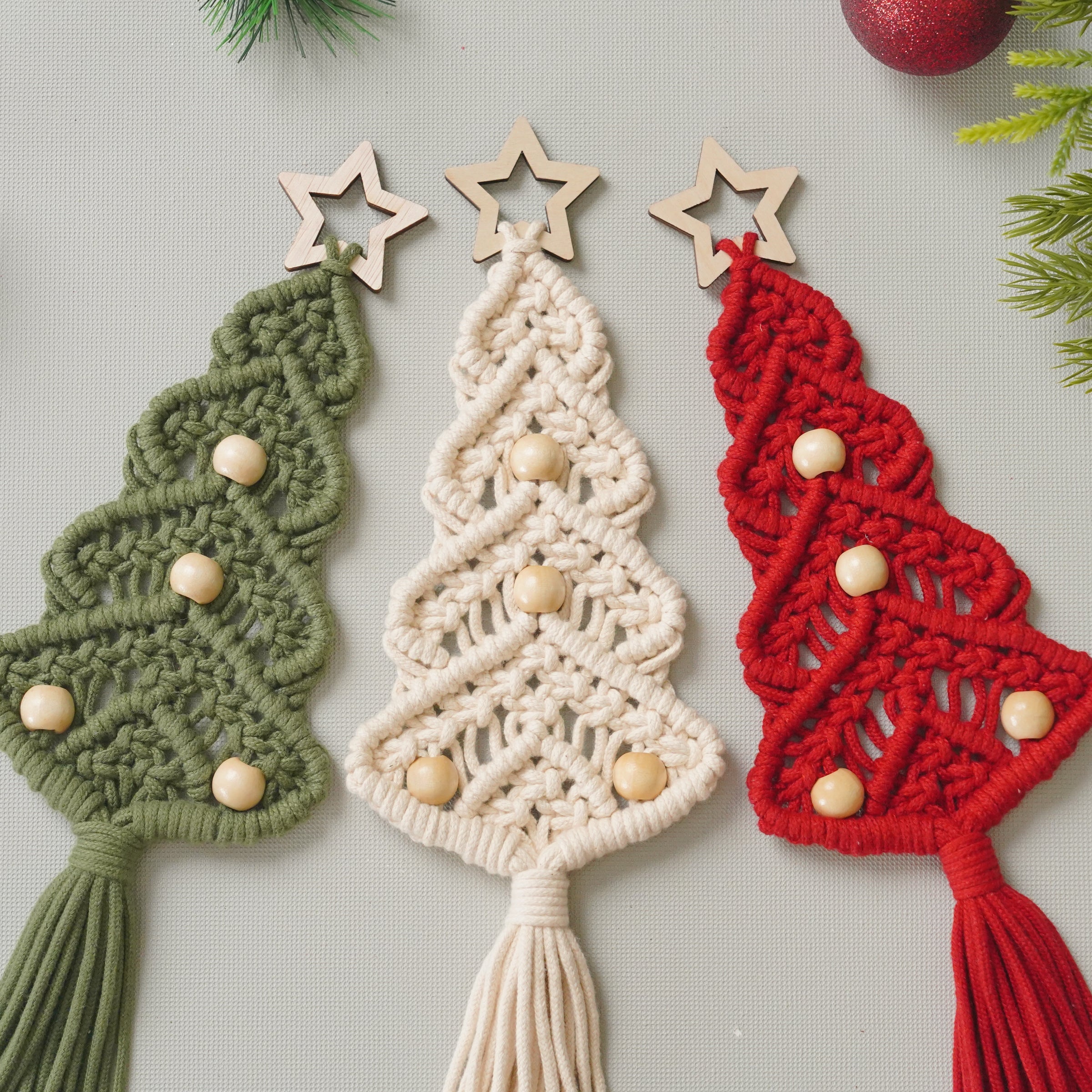 Macrame Christmas Tree Pattern for Christmas Macrame Decor and DIY P54