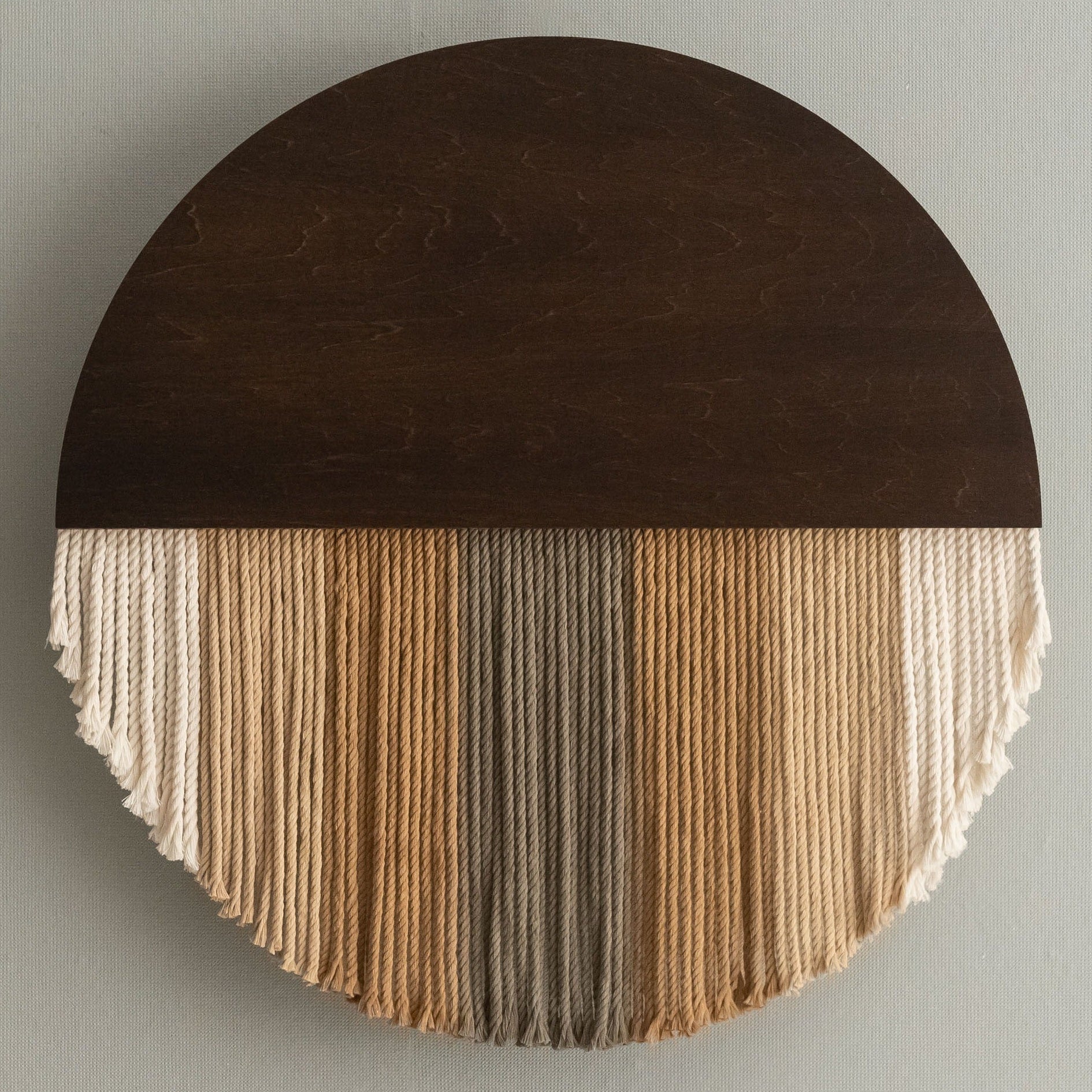 Lunar Memory Wall Hanging macrame wall hanging for boho wall art V07