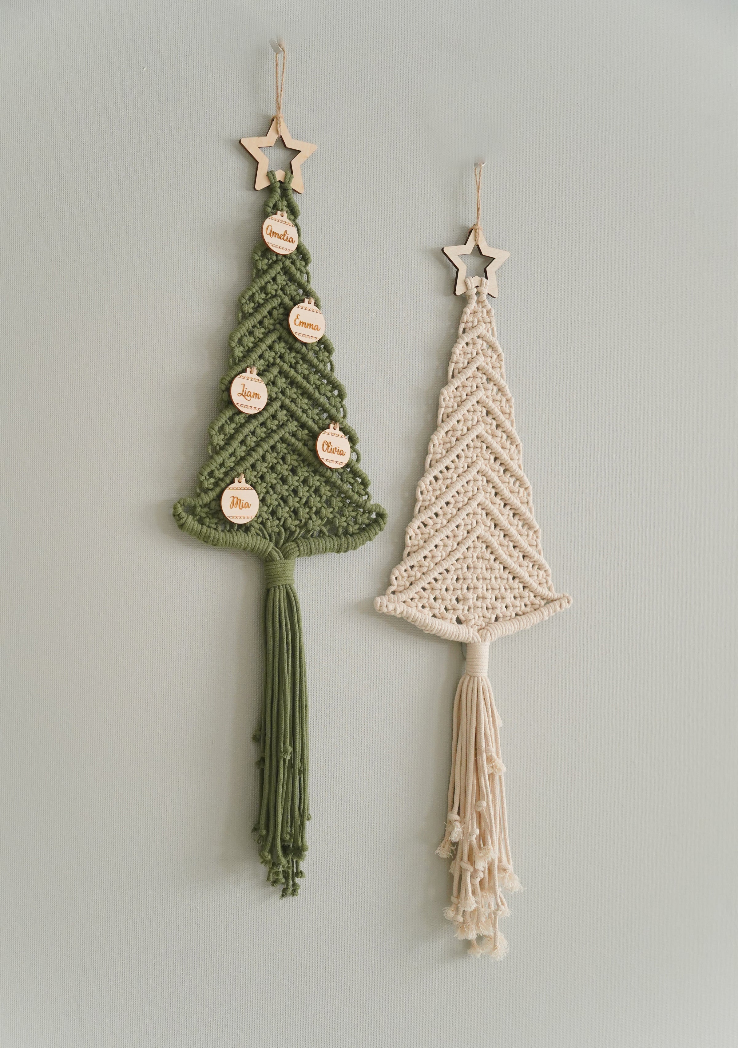 Macrame Christmas Tree Pattern for Christmas Craft DIY and Decor P52