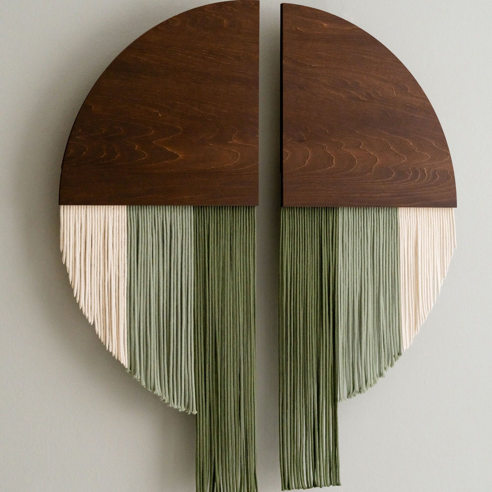 Modern Wall Hanging - Soulmate Wall Hanging in Fiber Art V65