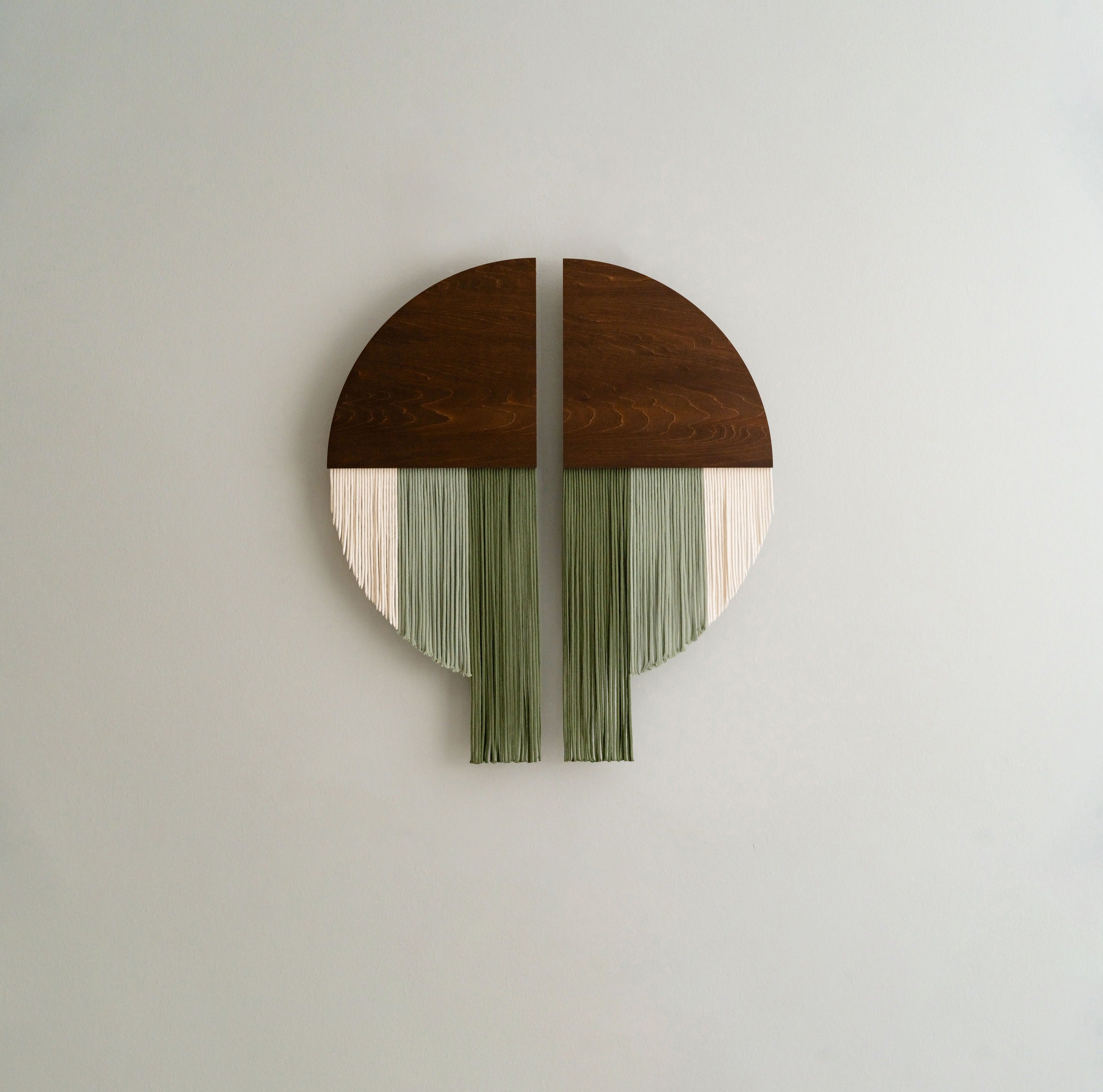 Modern Wall Hanging - Soulmate Wall Hanging in Fiber Art V65