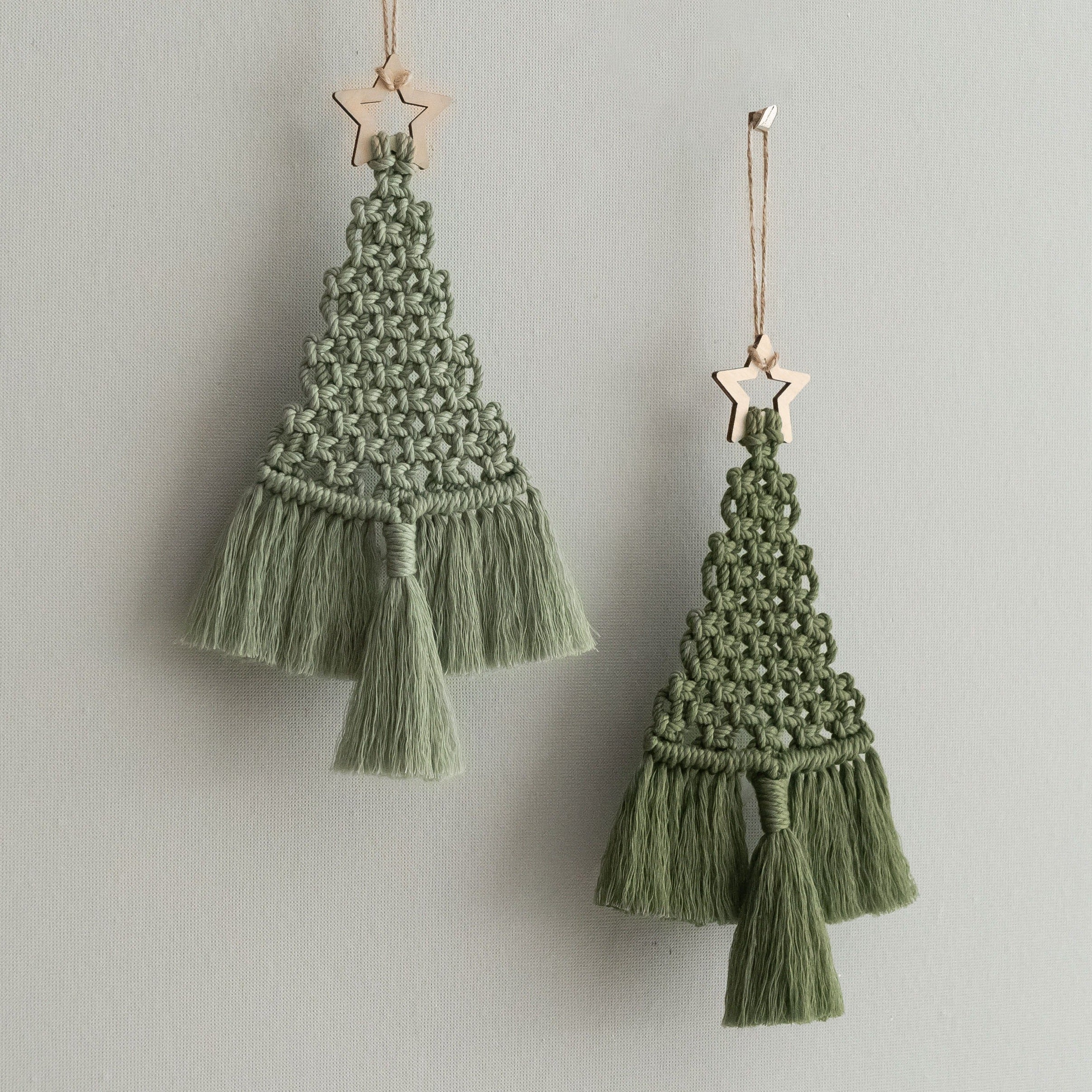 Macrame Christmas Tree macrame for Christmas Wall Decor and Boho Style X05