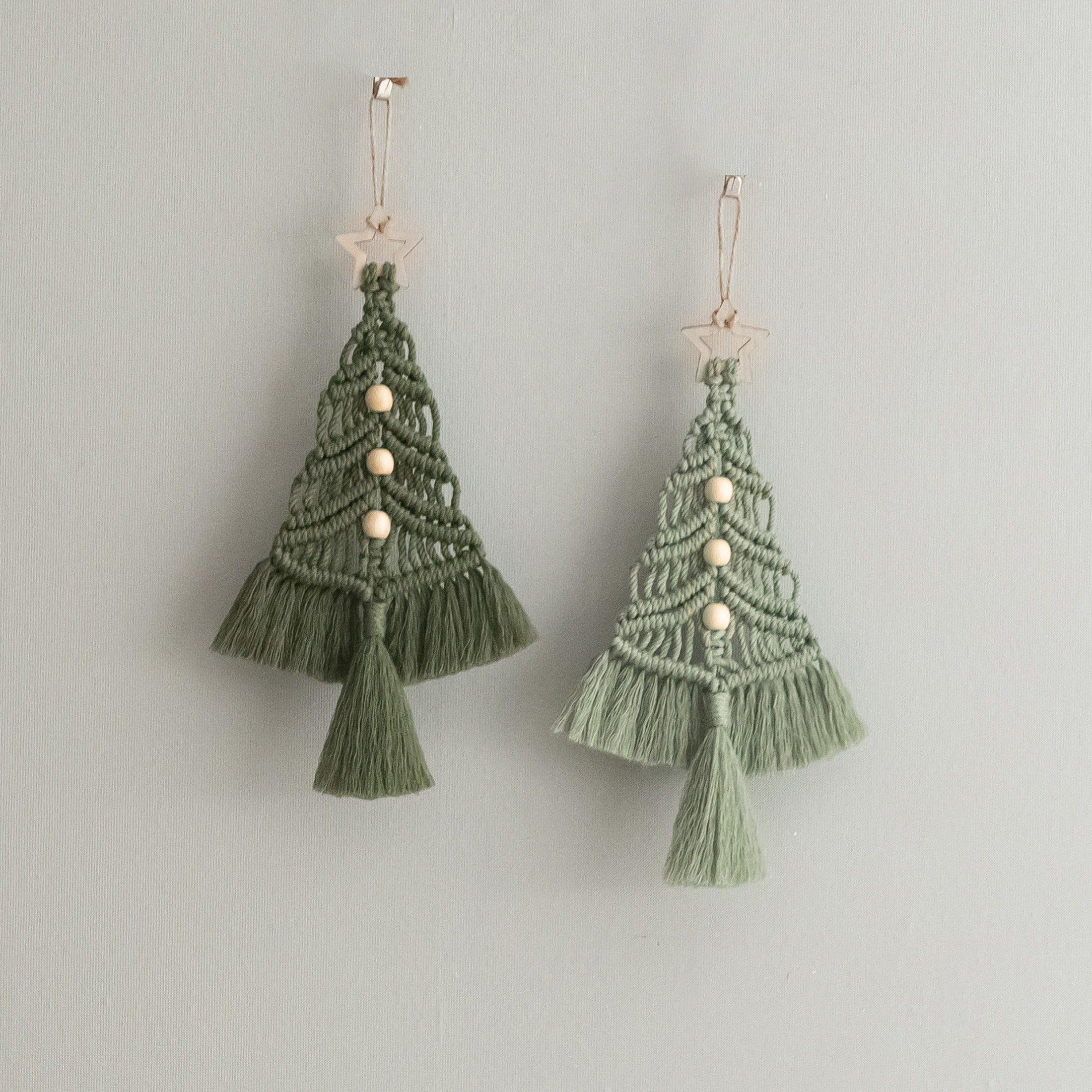 Macrame Christmas Tree Wall Hanging for Festive Holiday Decor X19