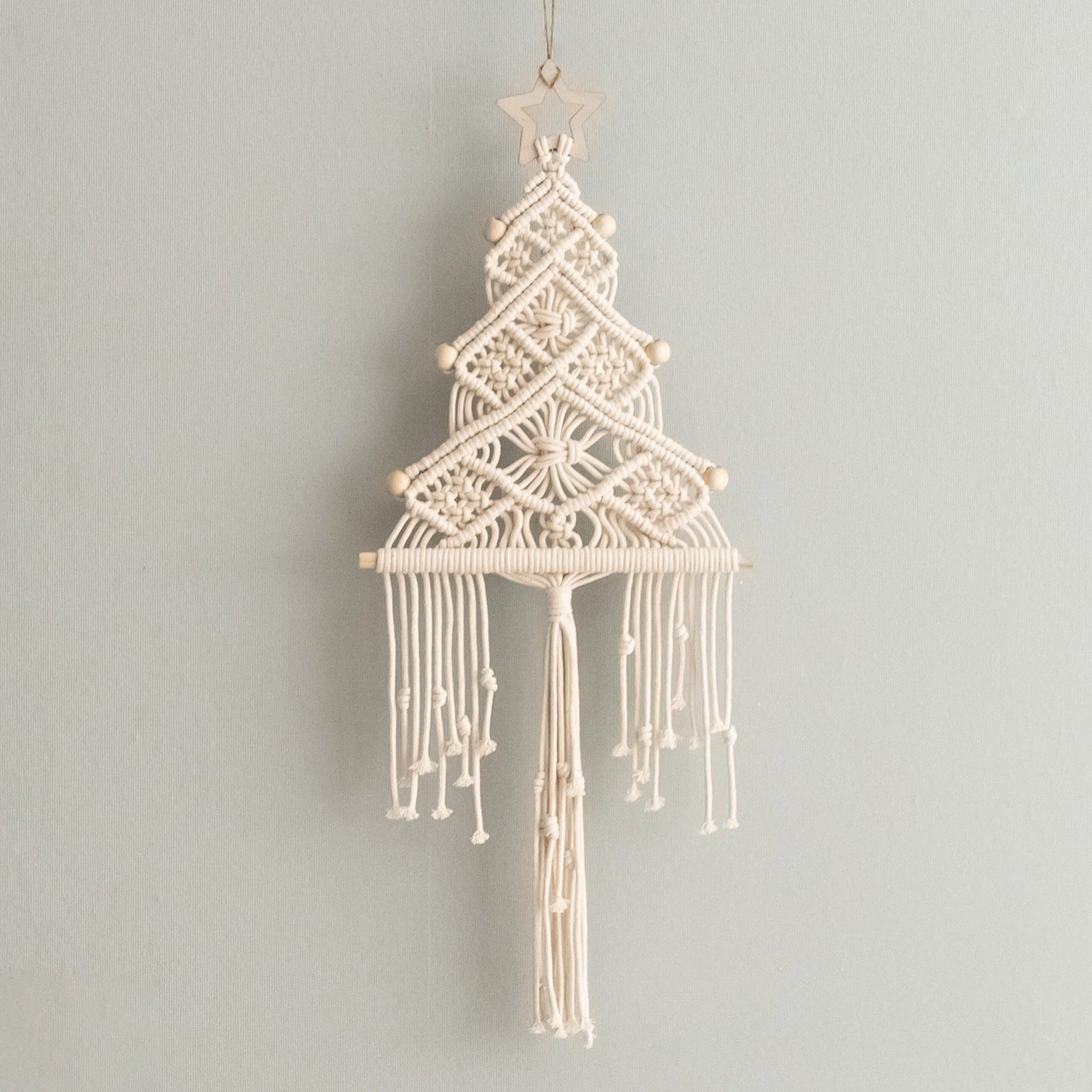 Macrame Christmas Tree Wall Hanging macrame for Christmas Wall Decor X32