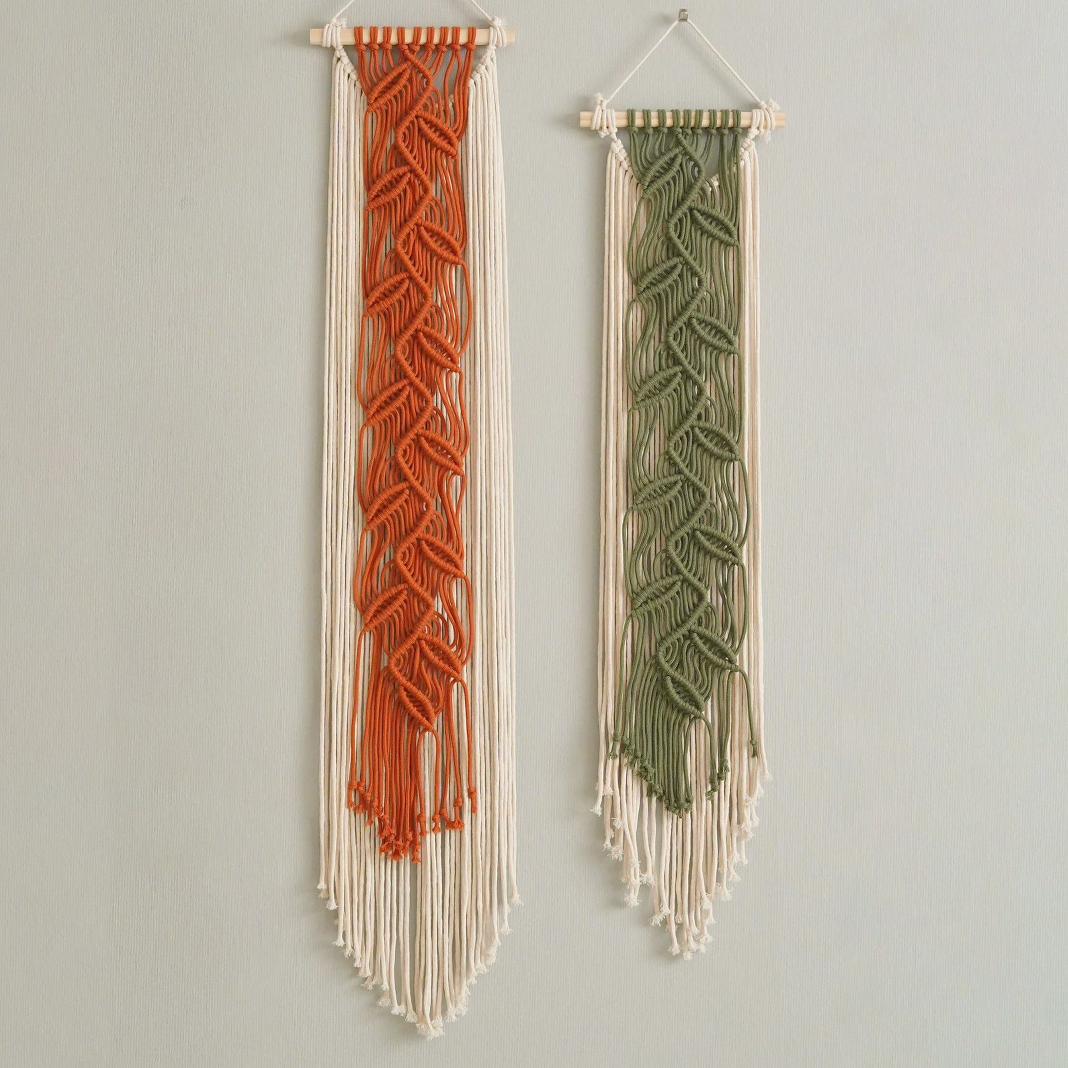 Macrame Leaf Wall Hanging Macrame for Boho and Minimal Decor V22