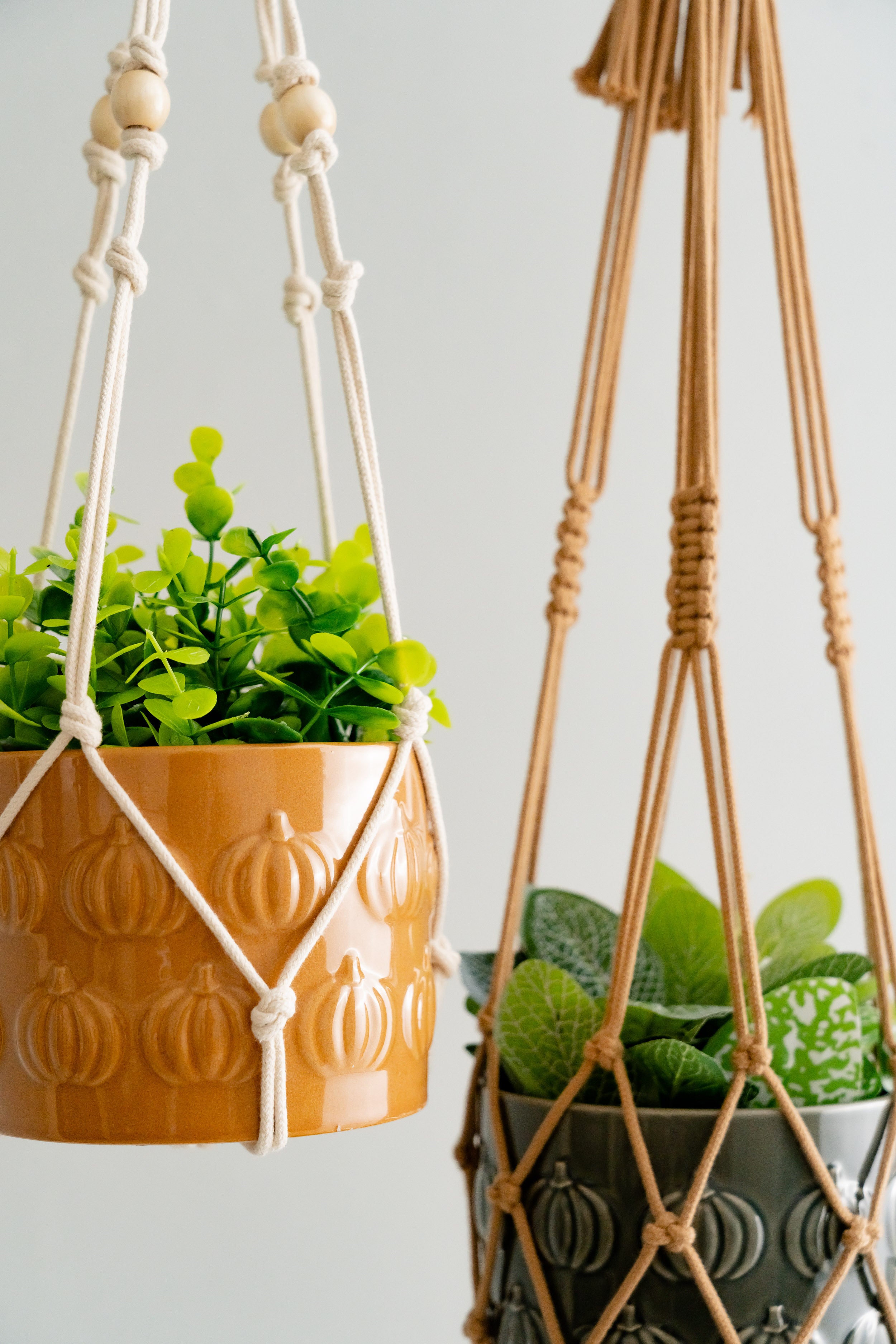 Macrame Plant Hanger macrame cord for indoor plant hanger and boho plant decor I57