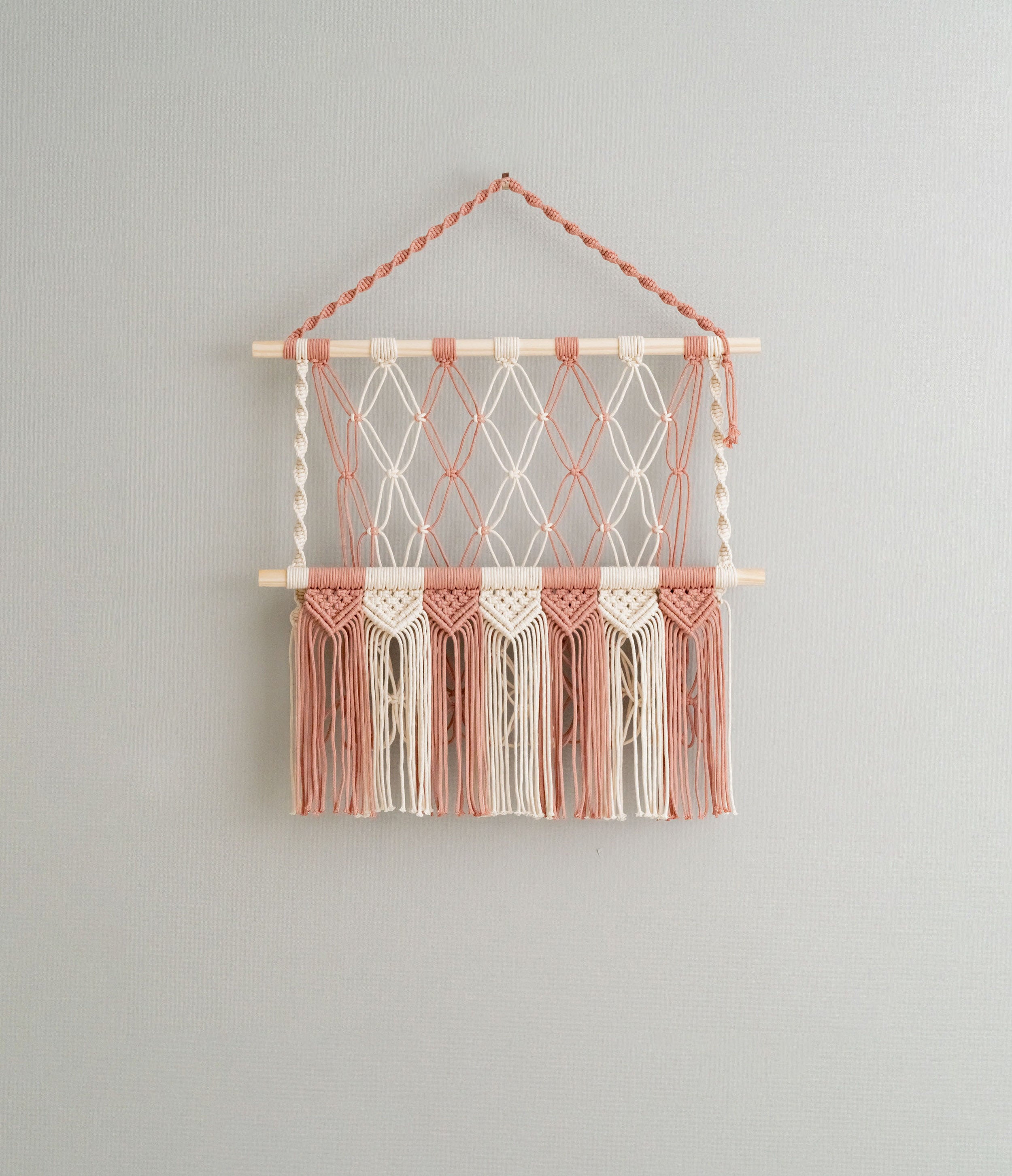 Macrame Toy Hammock for Wall - Plush Storage & Nursery Decor I65