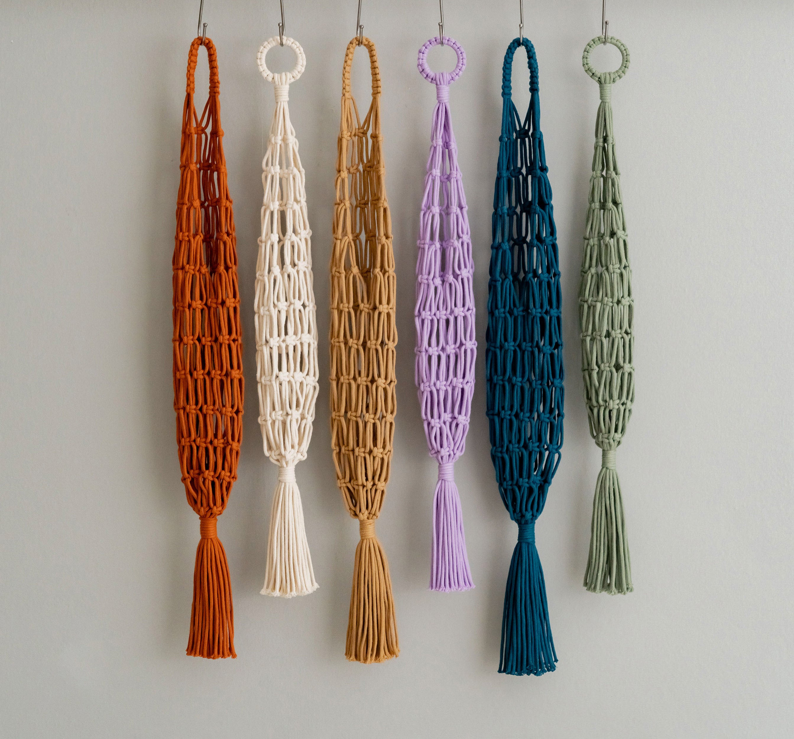 Macrame Vegetable Hanging Basket – Kitchen Produce Holder I17