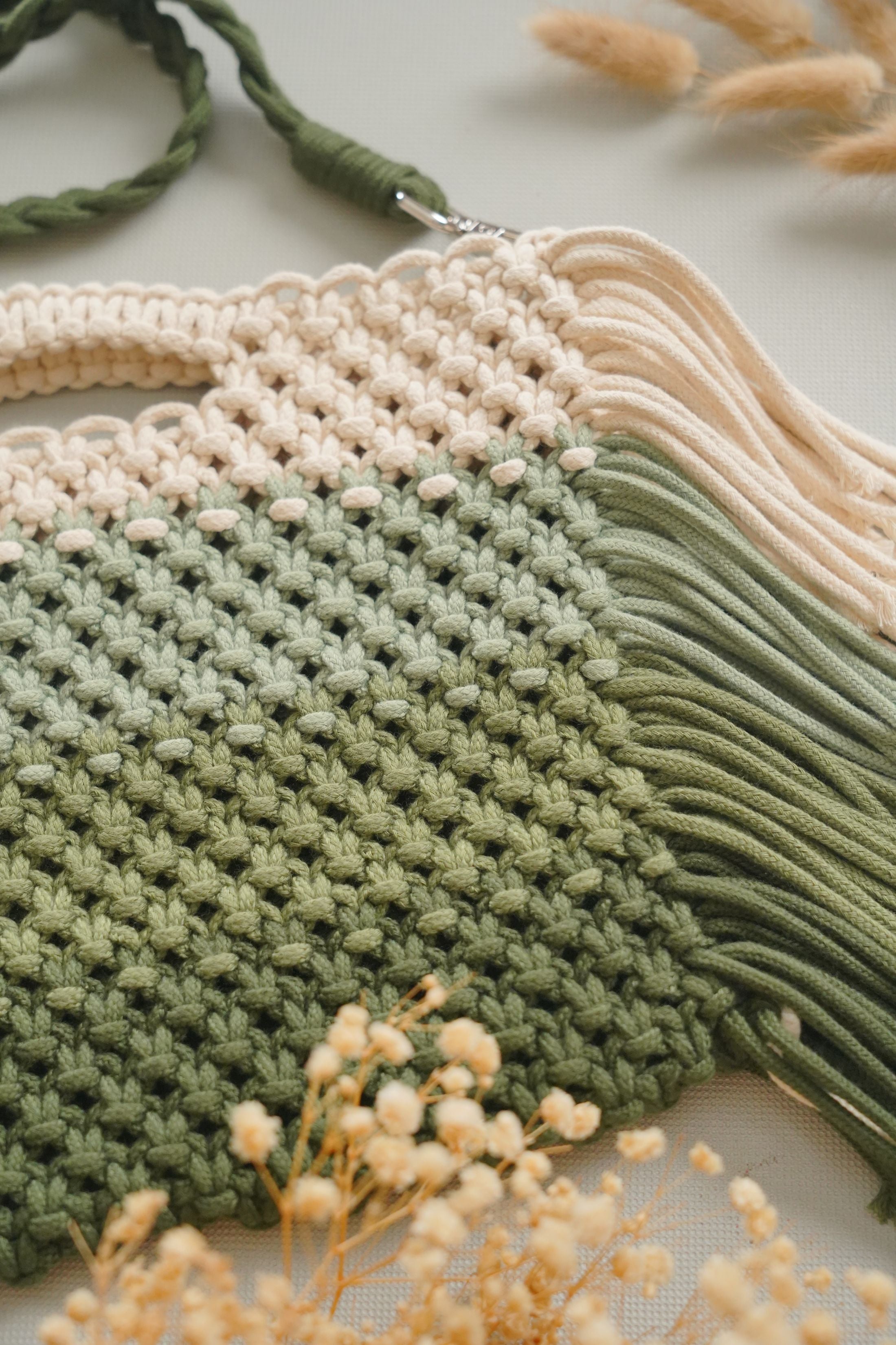 DIY Macrame Crossbody Bag Kit – Handmade Boho Bag Project K10