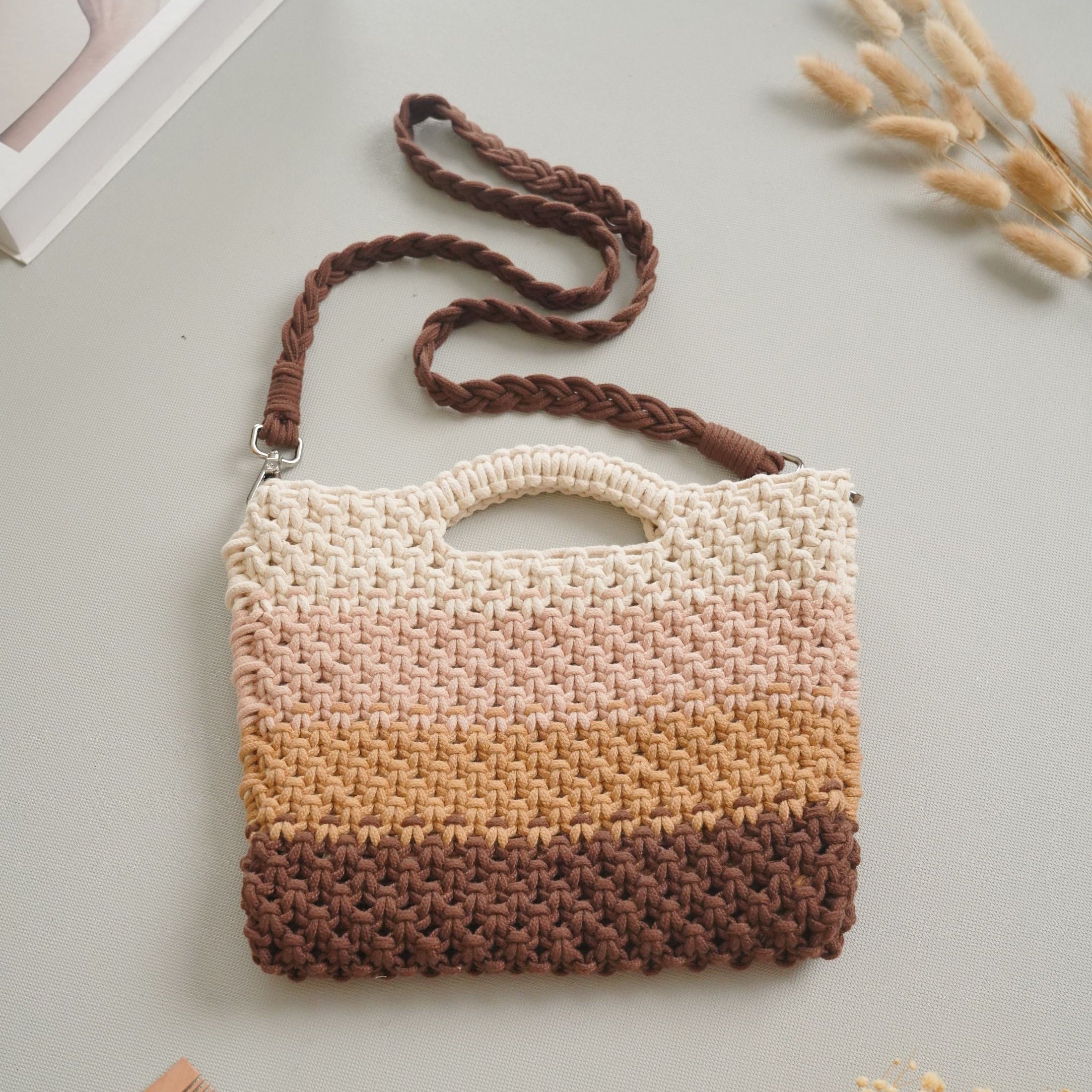 Macrame Bag DIY Kit macrame cord for diy bag kit lovers K10