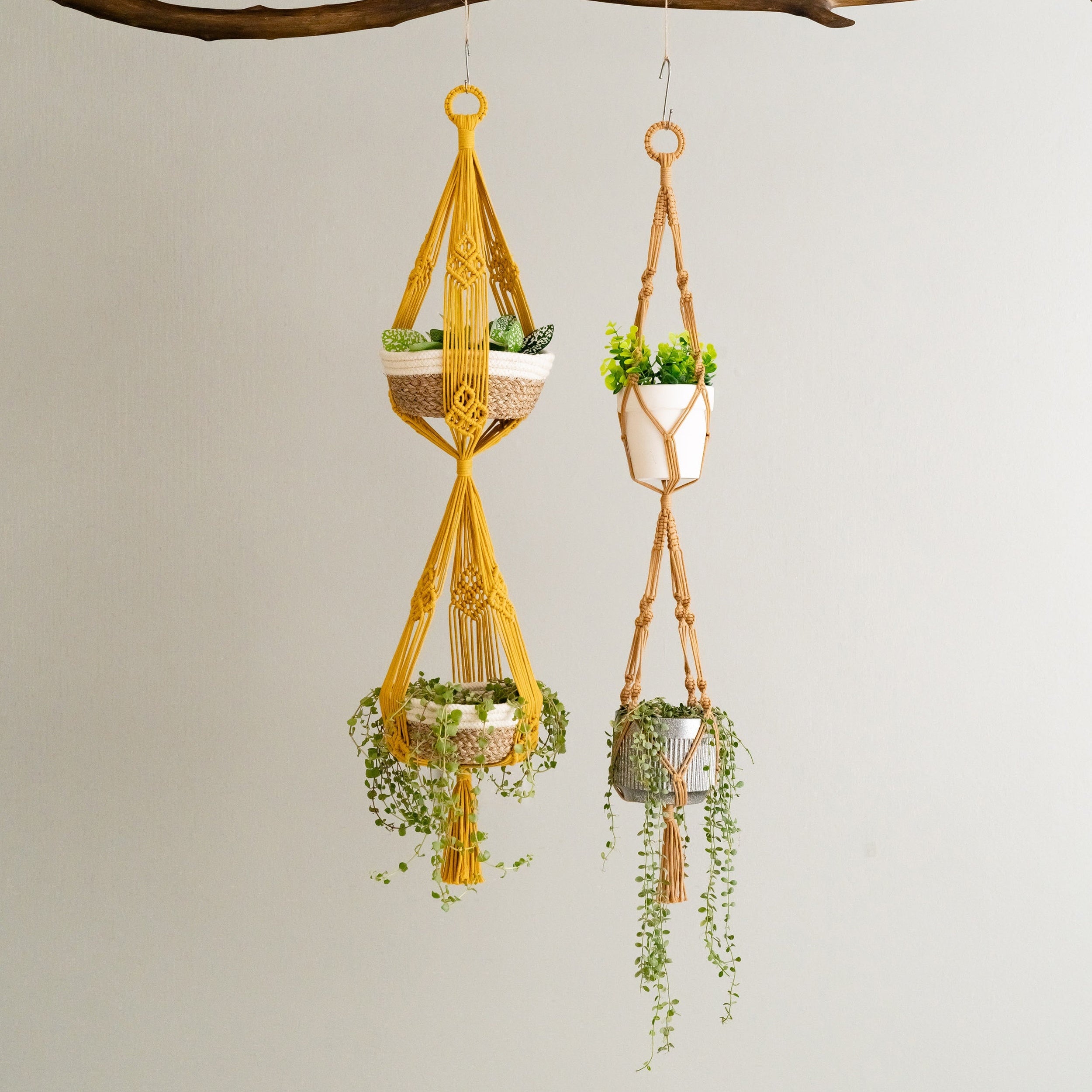 Macrame Plant Hanger for Home Garden Decor I72