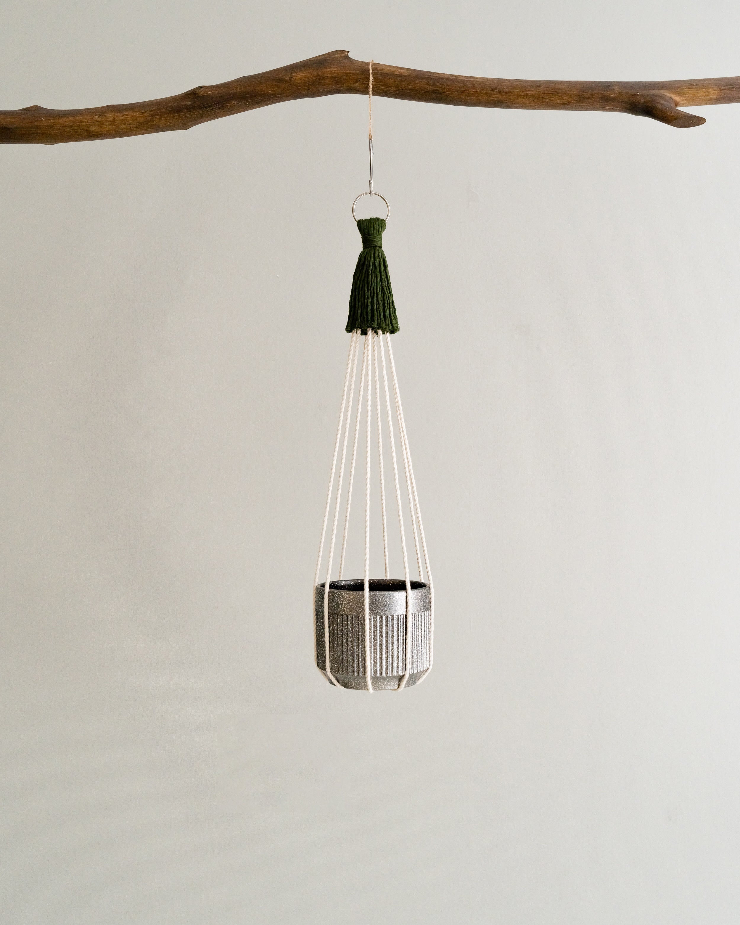 Macrame Plant Hanger – Cotton Cord Indoor Boho Decor I64