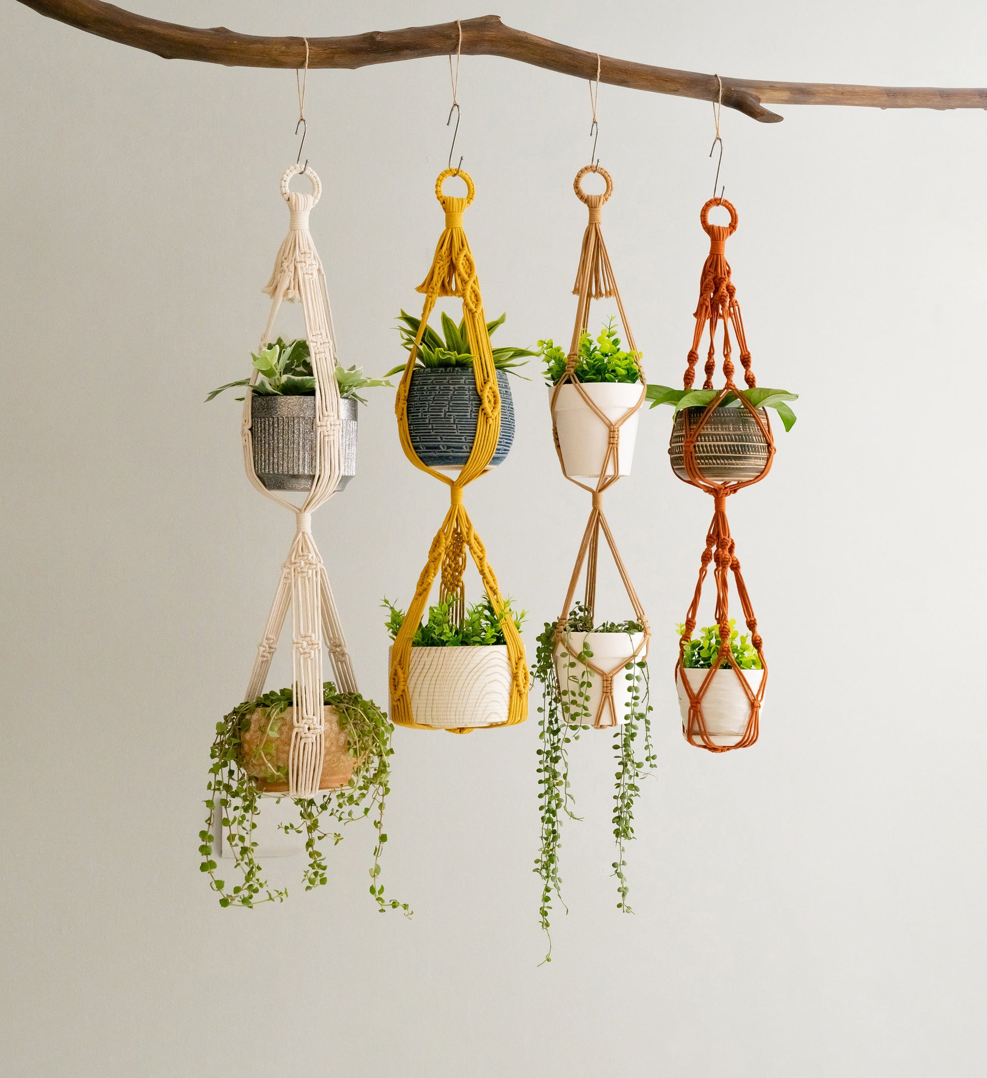Macrame Plant Hanger macrame for plant hangers and layered decor I73