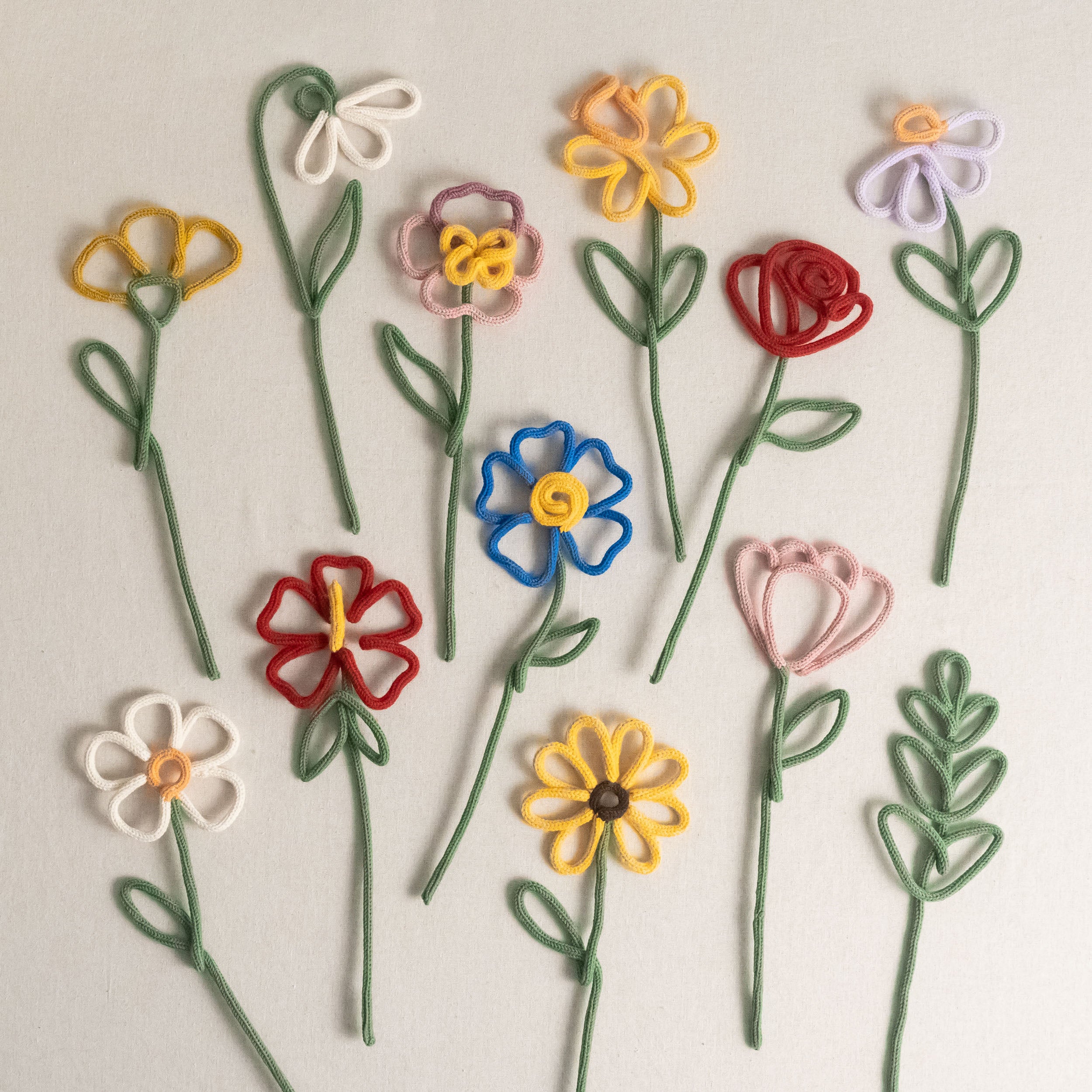 Flower Vase Stems Decor Handmade for Boho Floral Wall Decor U41