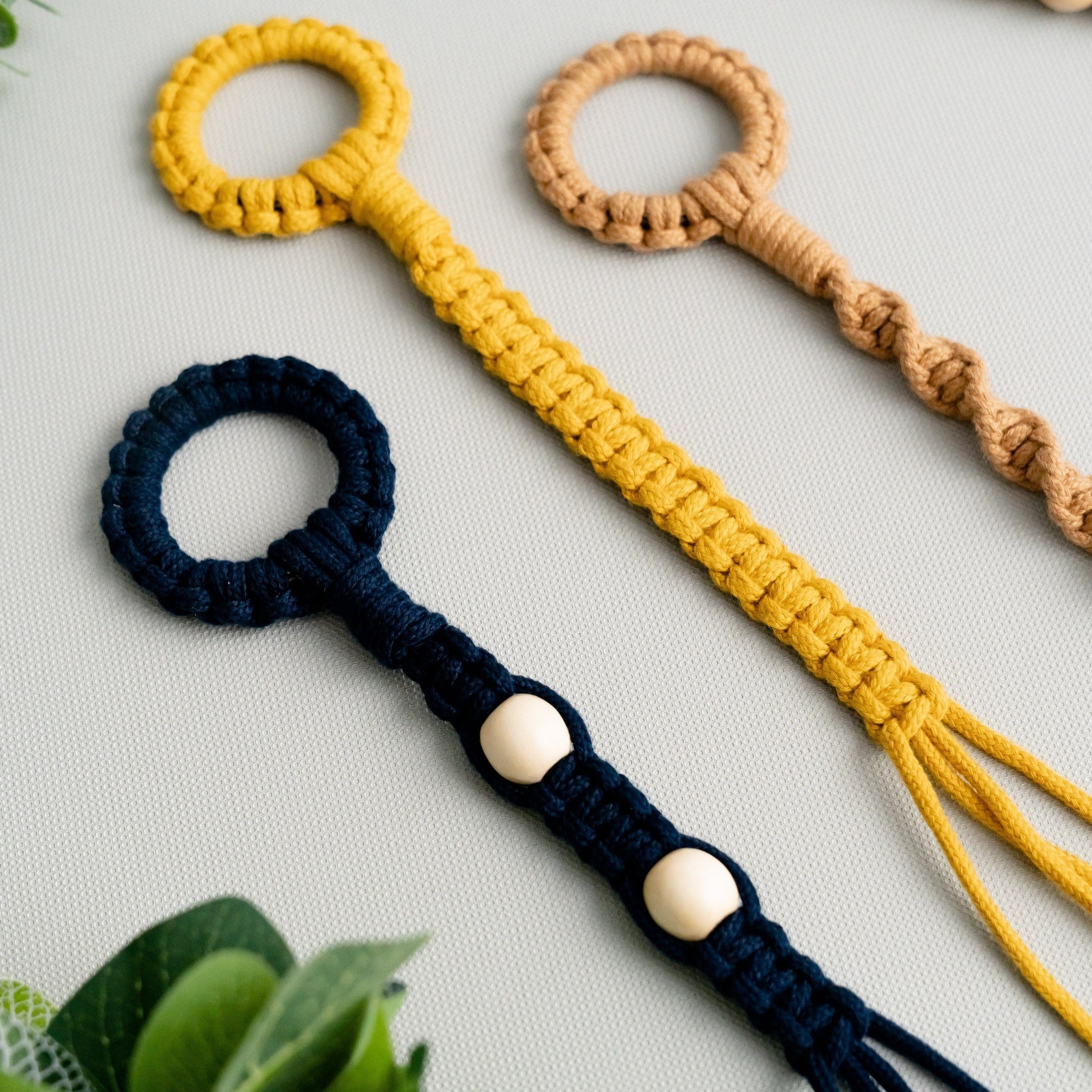 Macrame Plant Hanger Extension – Cotton Rope for Hanging Planters H17