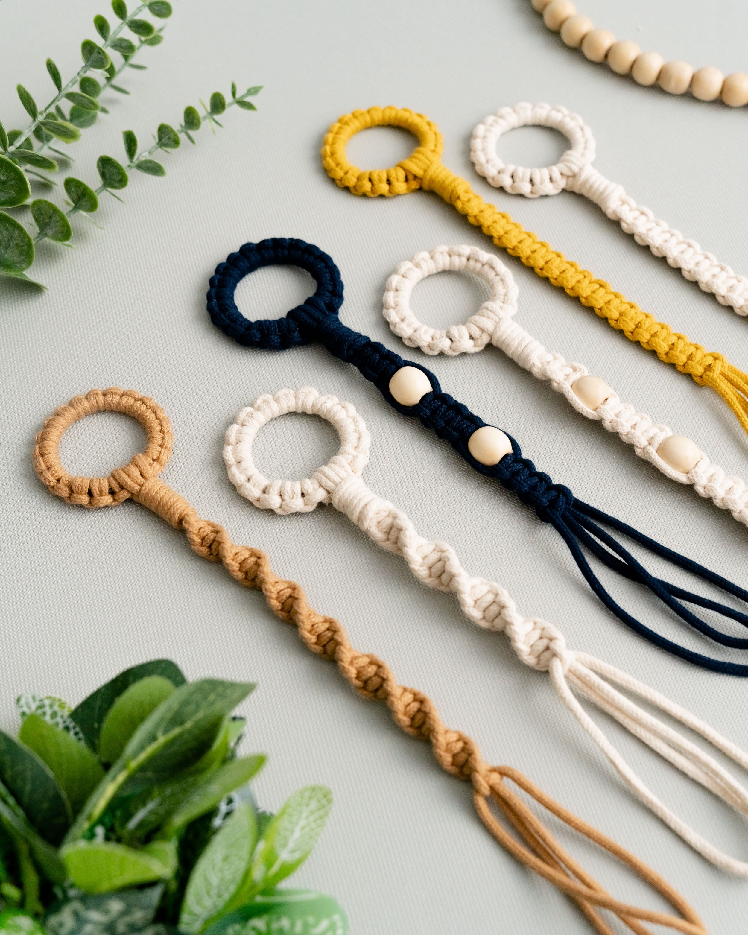 Macrame Plant Hanger Extension – Cotton Rope for Hanging Planters H17