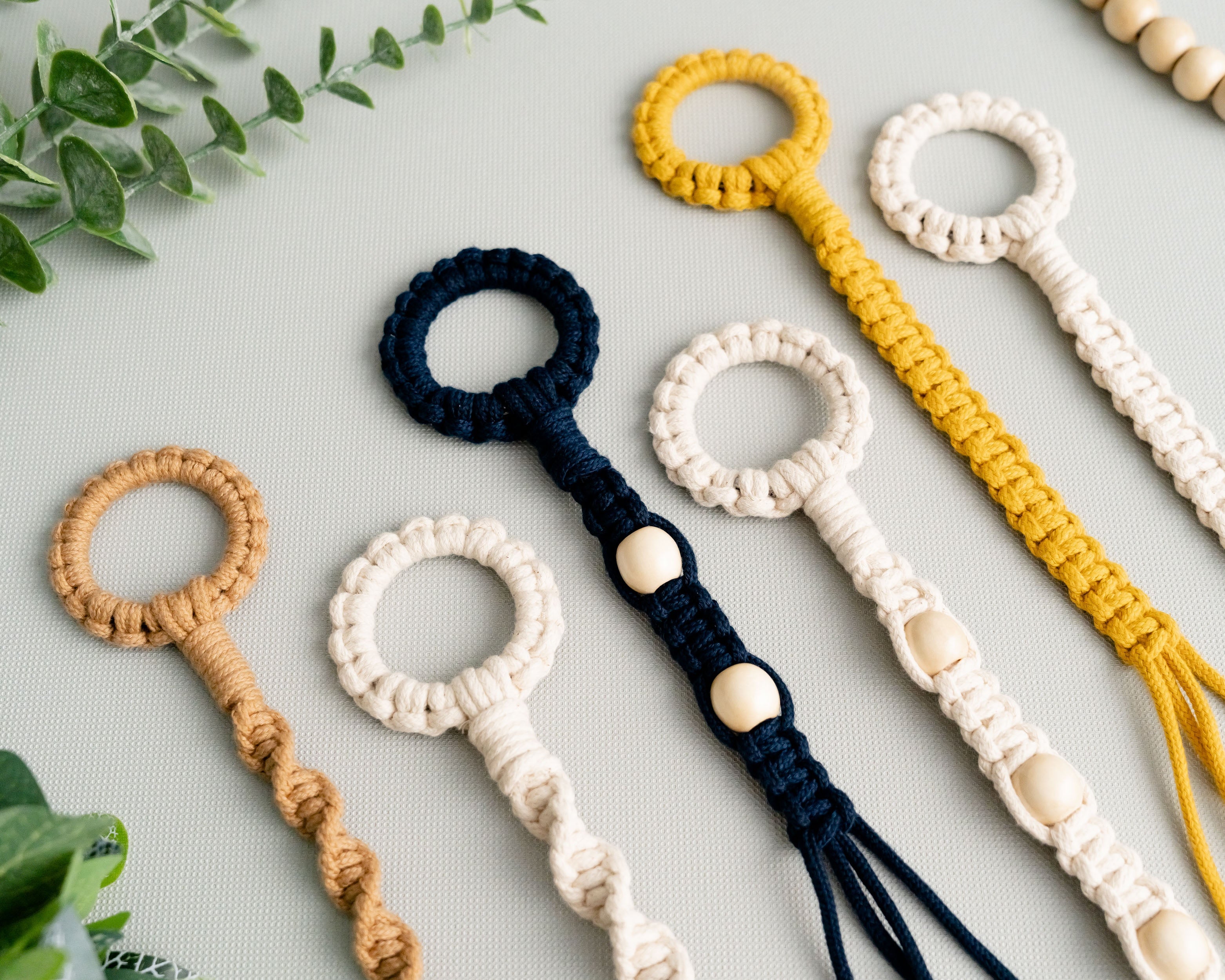 Macrame Plant Hanger Extension – Cotton Rope for Hanging Planters H17