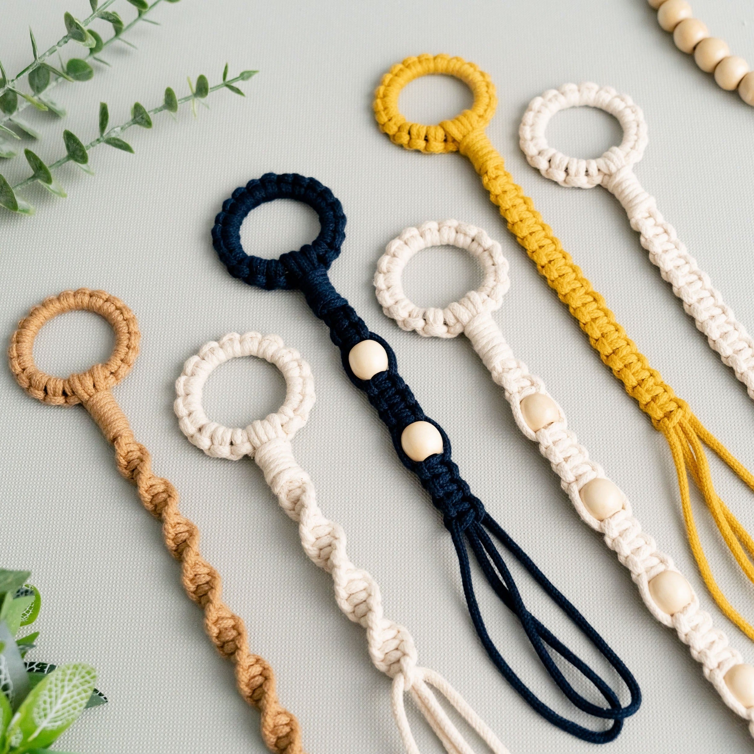 Macrame Plant Hanger Extension – Cotton Rope for Hanging Planters H17