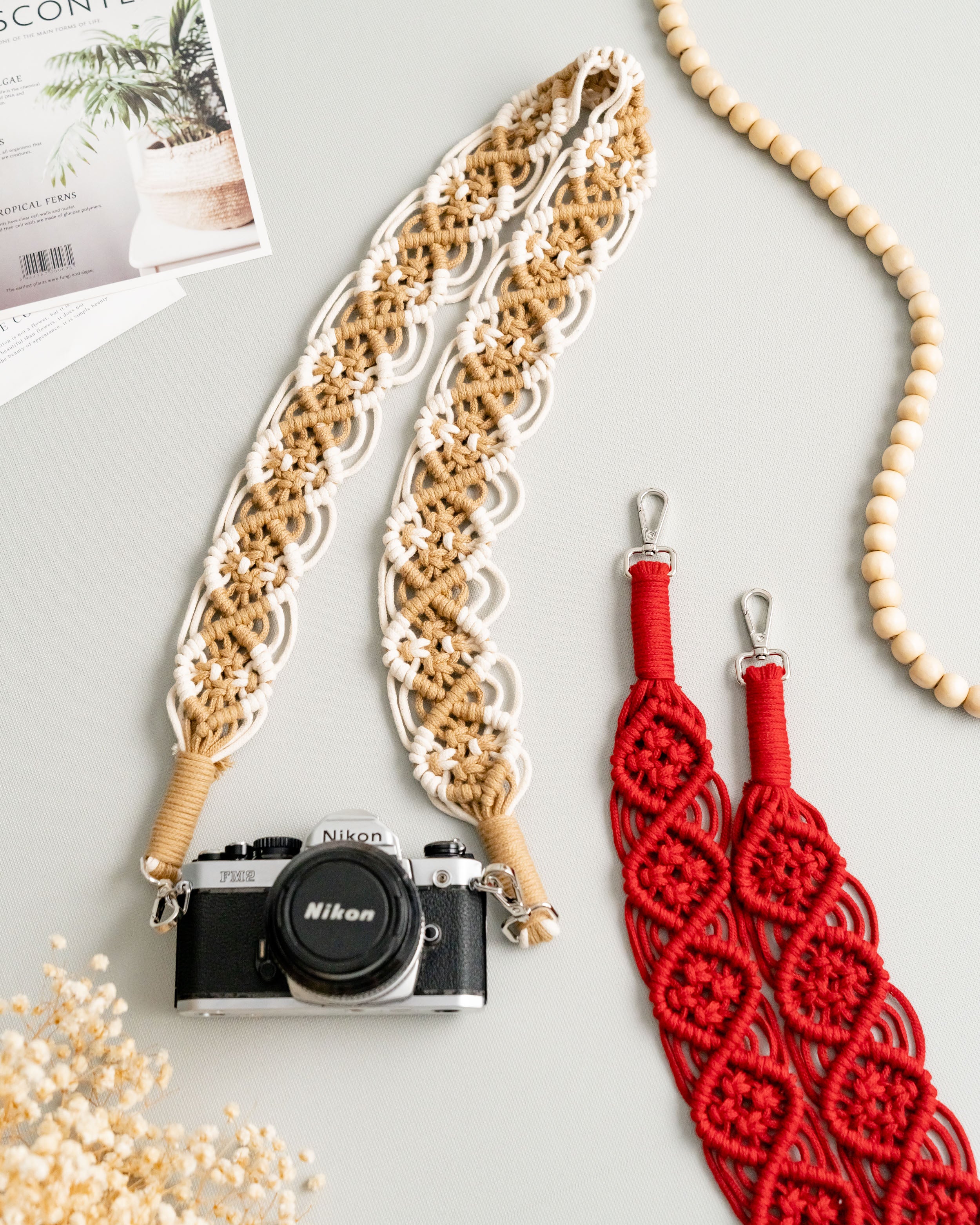 Boho Camera Strap and Bag Strap for Stylish Travel and Everyday Use