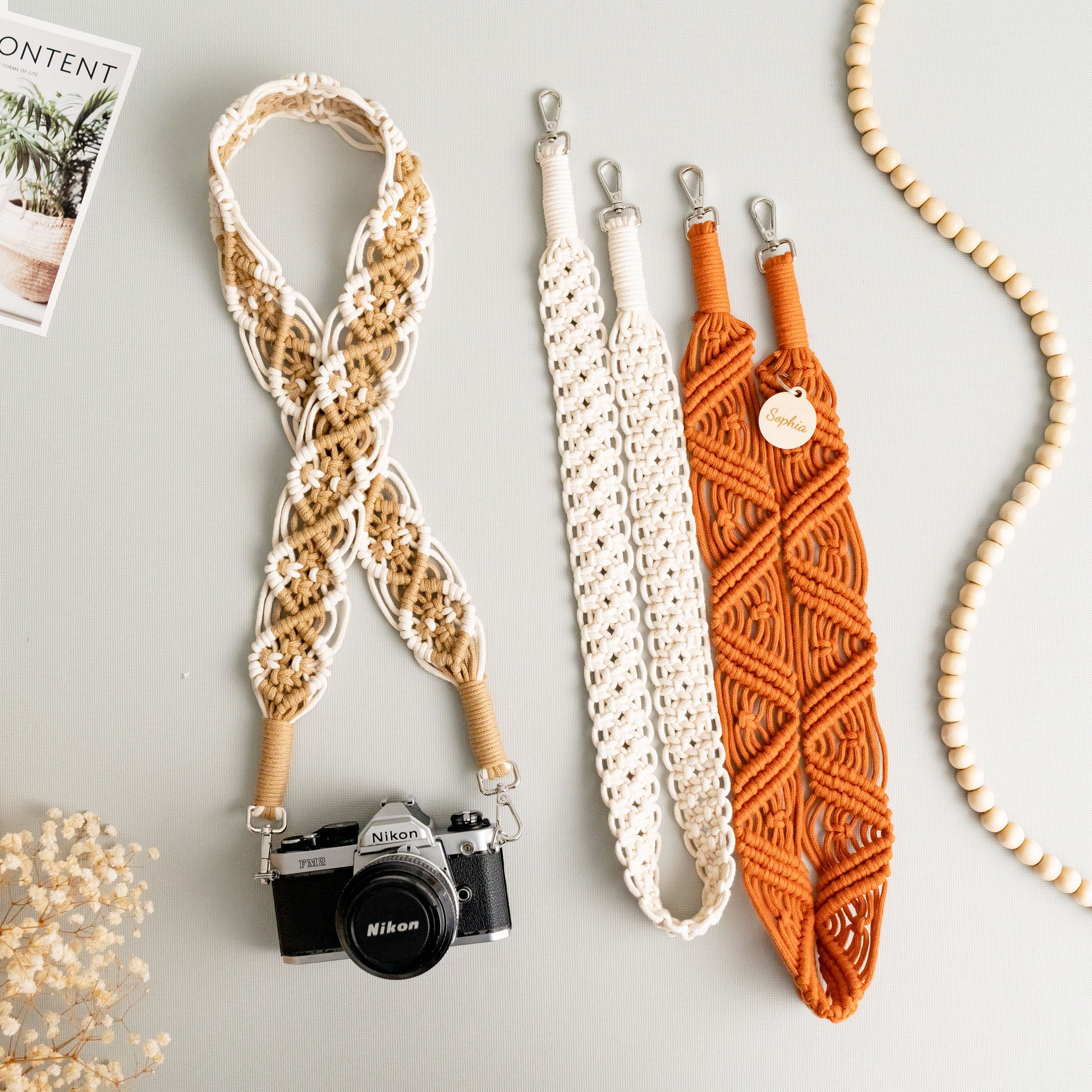 Boho Camera Strap and Bag Strap for Stylish Travel and Everyday Use