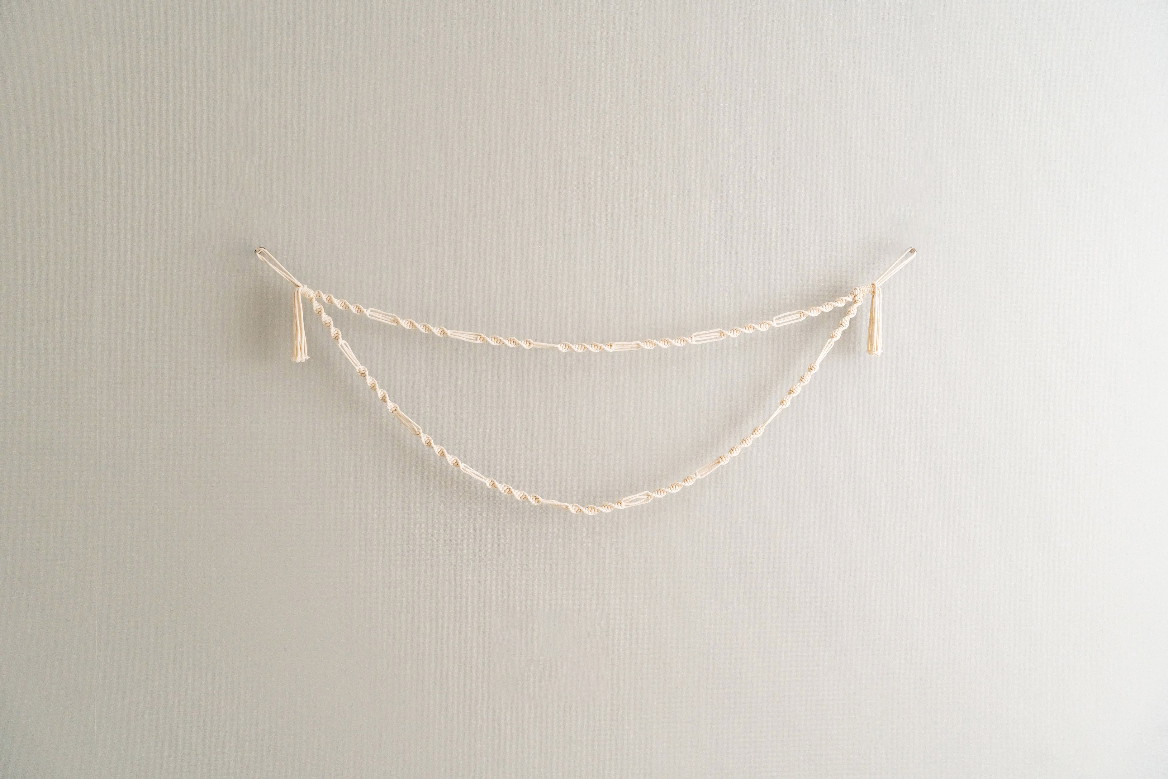 Macrame Photo Hanger macrame cord for Hanging Photo Display I78