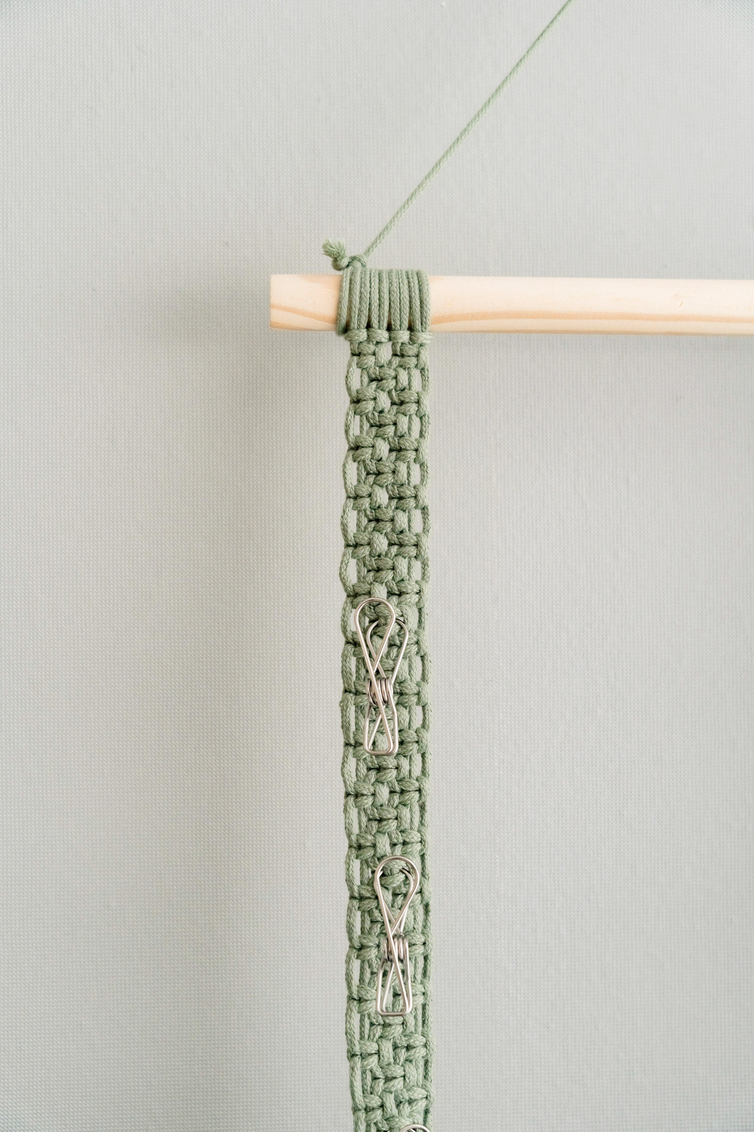 Macrame Baseball Cap Holder Combo - Strap Hat Organizer for Wall H43