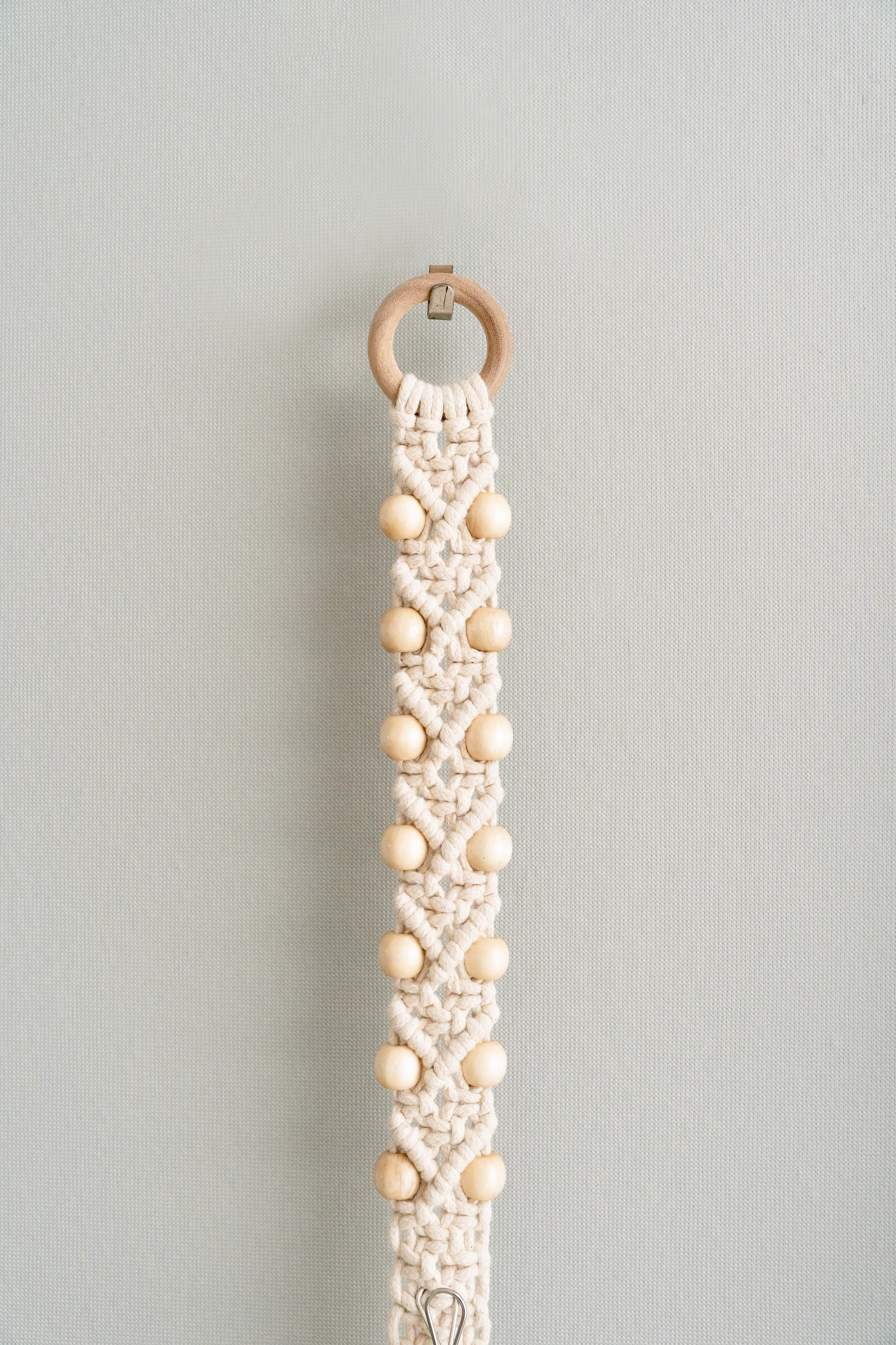 Macrame Baseball Cap Hanger – Wall Mounted Hat Organizer I11