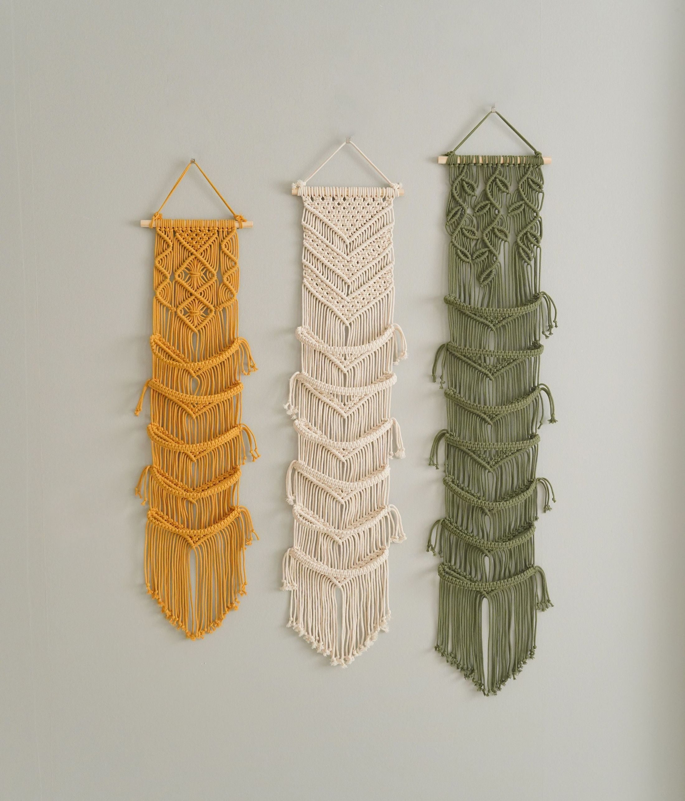 Stylish Macrame Cap Organizer - Wall Hanging Holder I06